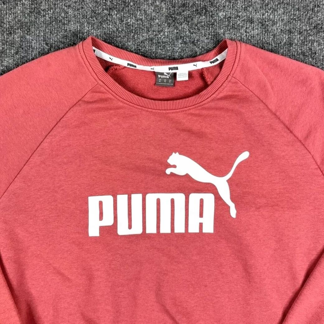 Puma Puma Sweatshirt Womens XL Pink Crewneck Long Sleeve Logo Pullover Athletic Womens XL Pink Crewneck Sweatshirt Size XL / US 12-14 / IT 48-50 - 2 Thumbnail