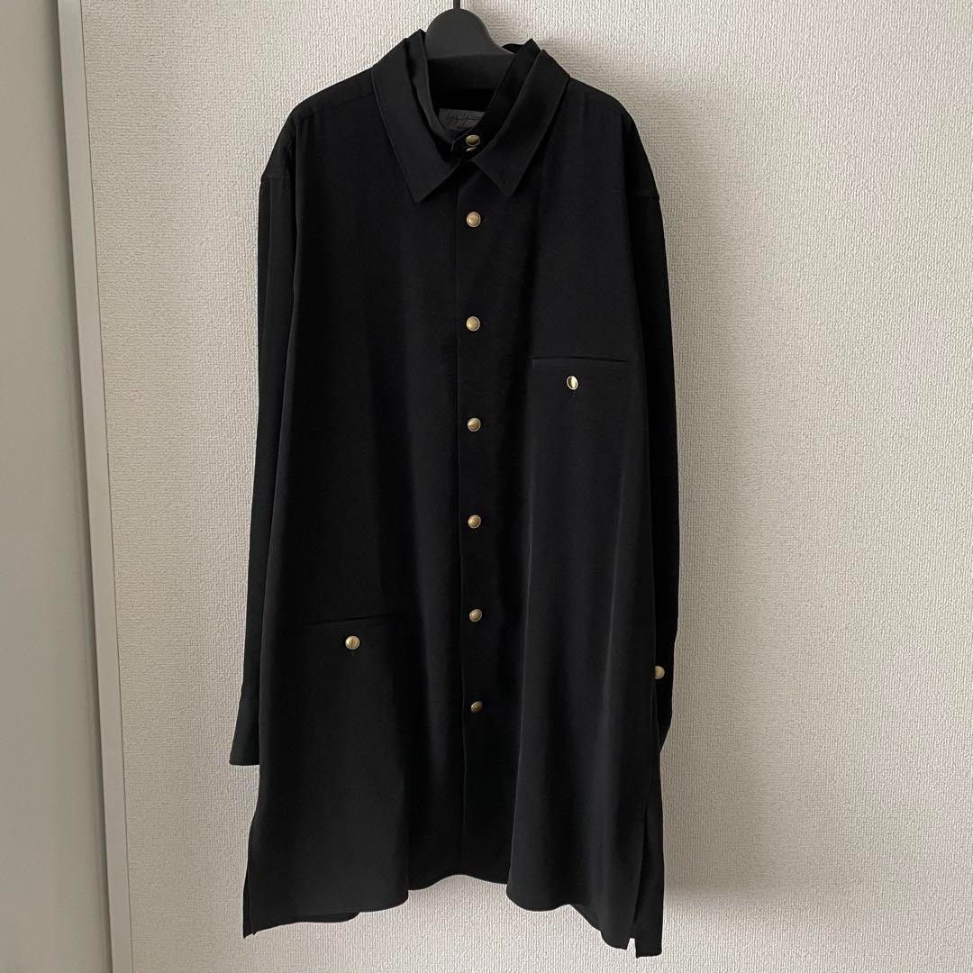 Yohji Yamamoto Yohji Yamamoto POUR HOMME 19AW Double Collar Shirt Size 3 Size US L / EU 52-54 / 3 - 1 Thumbnail
