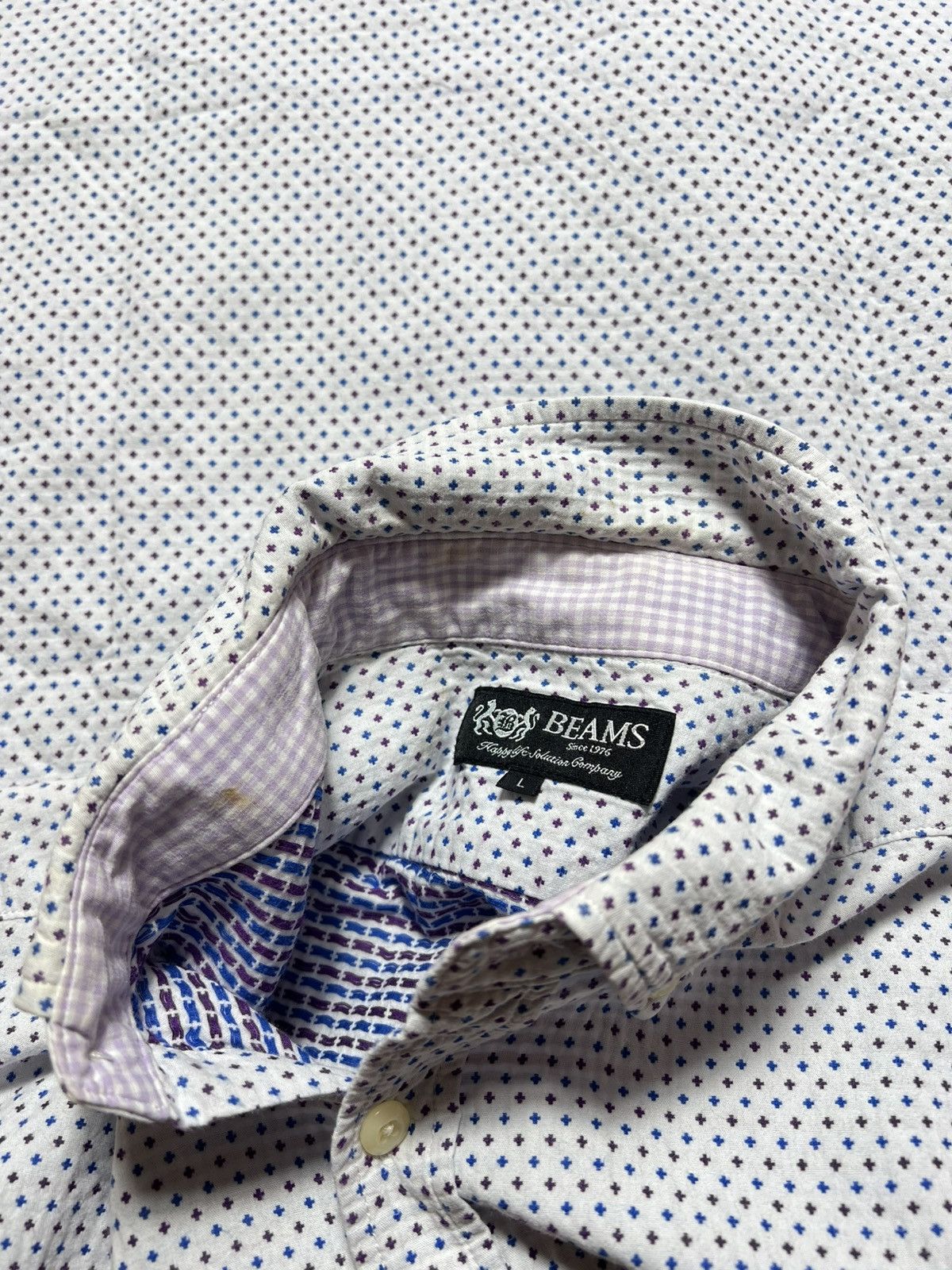 Beams Plus Beams Printed Print Pocket Shirt Size US L / EU 52-54 / 3 - 9 Thumbnail