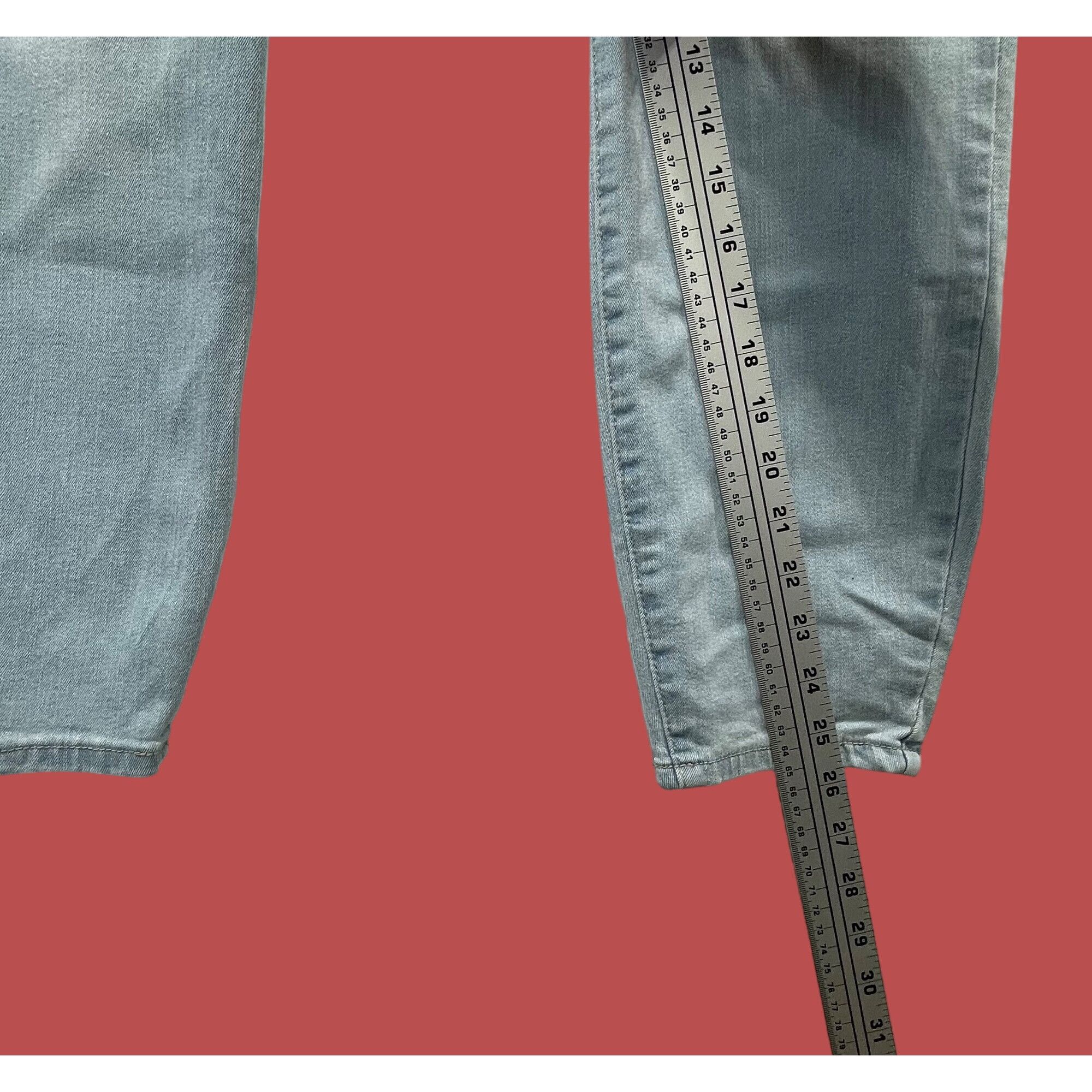 Other Rue + - Women's Ultimate Stretch Mid-Rise Jeans - Light Blue Size 40" / US 18 - 6 Thumbnail