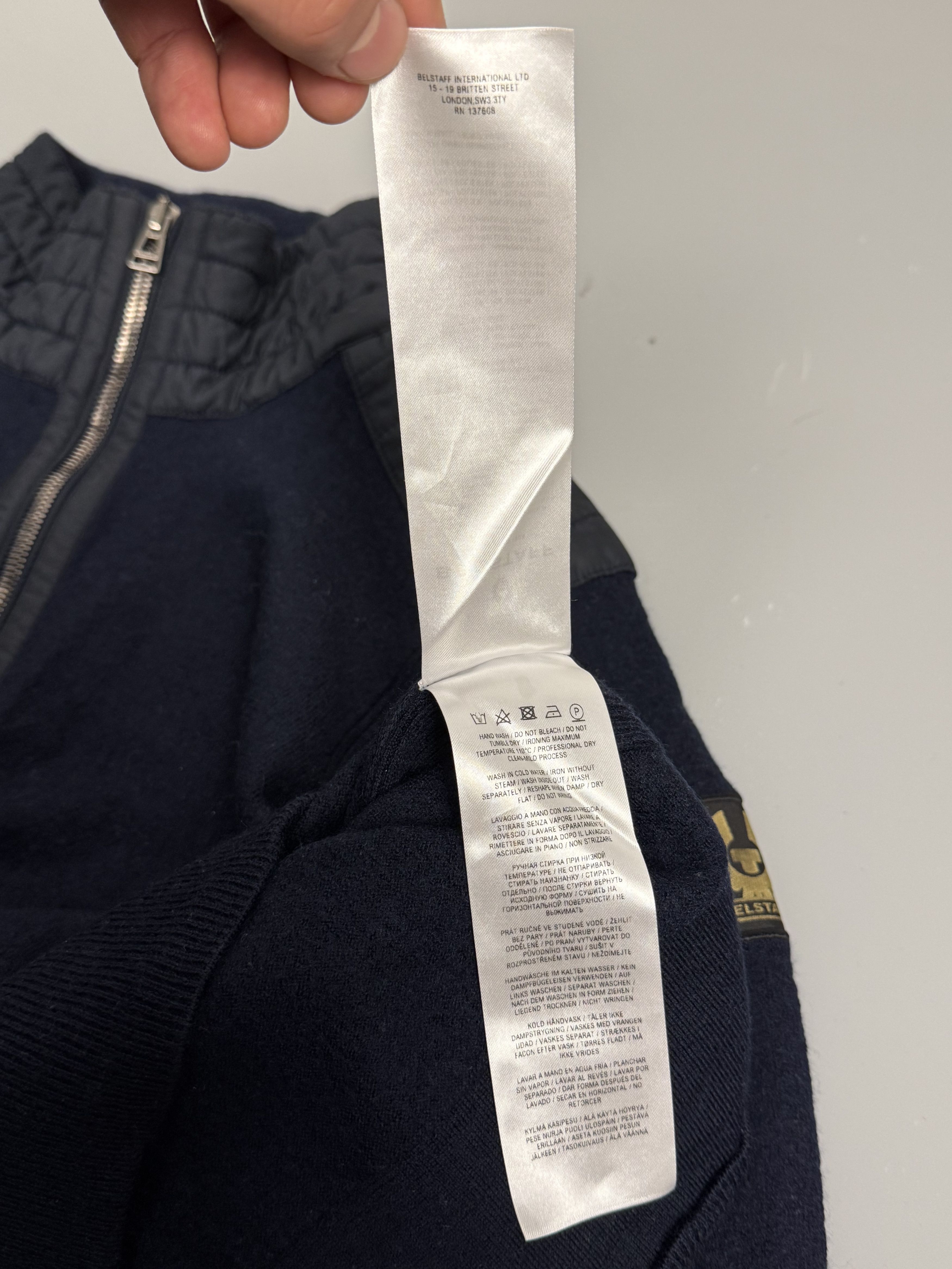 Belstaff Belstaff high end quiet luxury quilted hybrid quarter zip Size US M / EU 48-50 / 2 - 6 Thumbnail