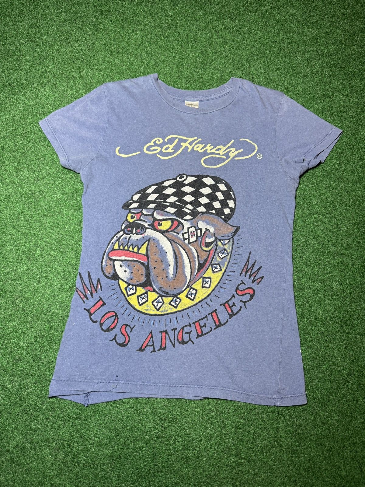 Ed Hardy Ed Hardy Small/Medium Grunge Hip Hop 16x23 Y2K T Shirt Size M / US 6-8 / IT 42-44 - 1 Thumbnail