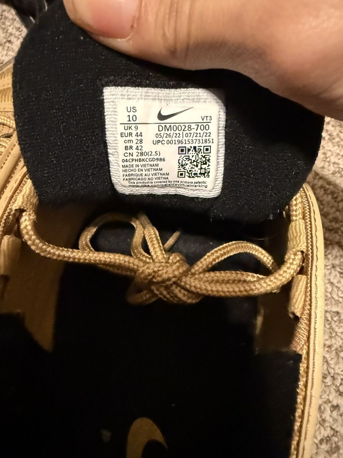 Nike Nike Air Max 97 OG Metallic Gold 2023 🏆⭐️ Size US 10 / EU 43 - 10 Thumbnail