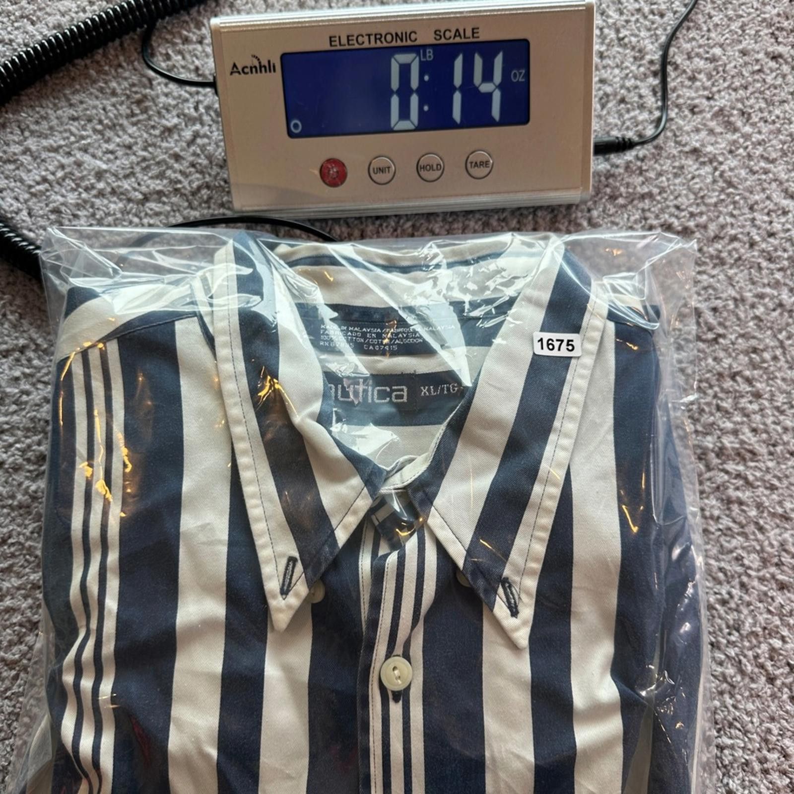 Nautica Vintage Nautica Men Classic Fit Button Down Striped Shirt XL Size US XL / EU 56 / 4 - 6 Thumbnail