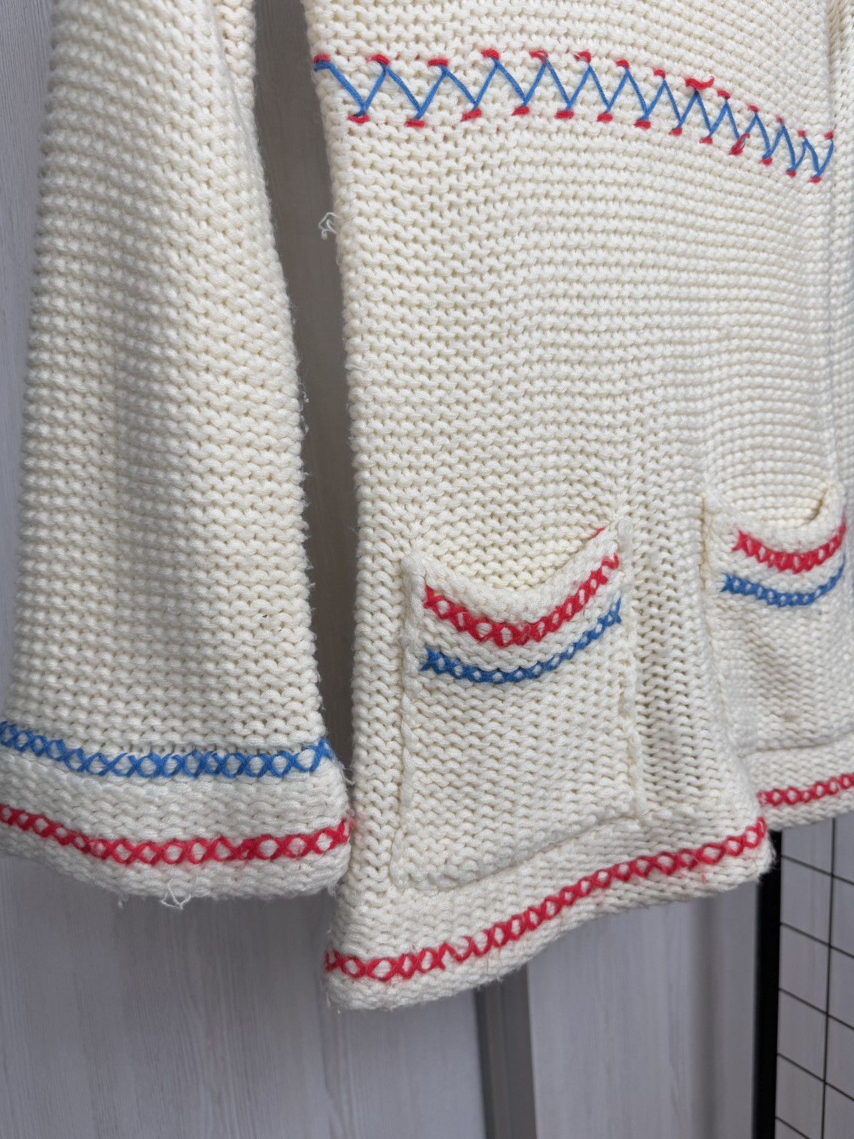 Other Tictac vintage vintage ivory patterned sweater size 38 Size XS / US 0-2 / IT 36-38 - 4 Thumbnail