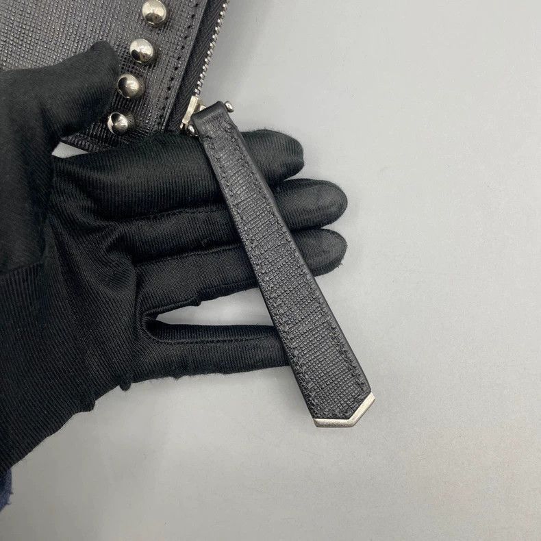 Fendi Fendi Black Handbag with Studs and Details-2505 Size ONE SIZE - 7 Thumbnail