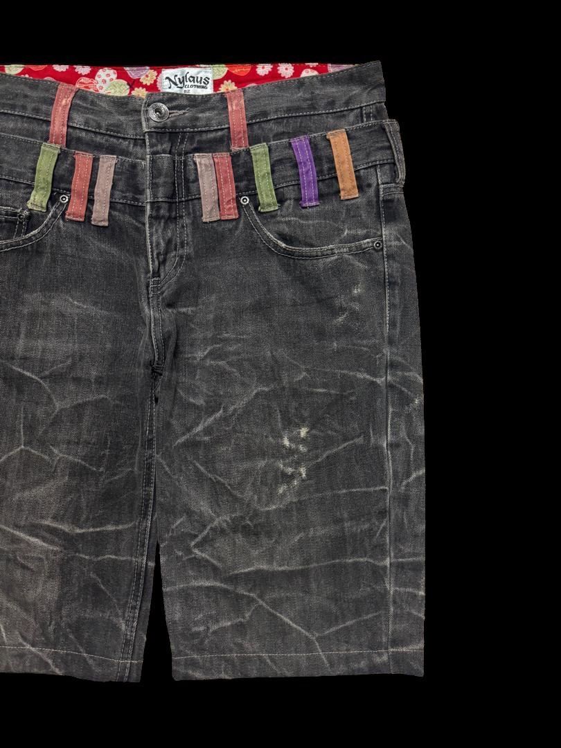 Vintage Vintage Antfui 🇯🇵 Double Waist Whisker Short Distressed Jean Size US 30 / EU 46 - 4 Thumbnail