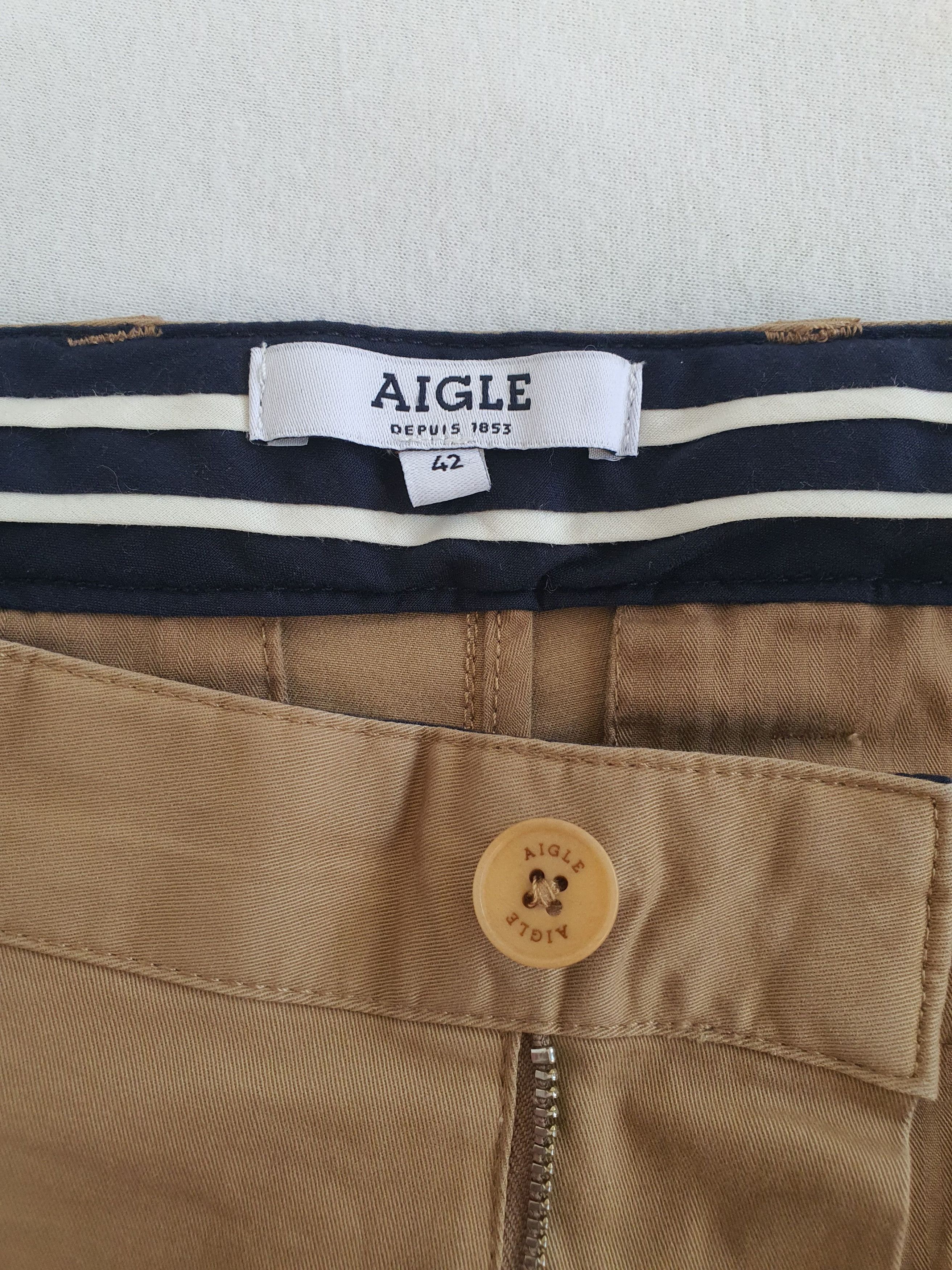 Aigle FANNISTER - Stretch Cotton Chinos Trousers Pants - Sz FR 42 Size US 32 / EU 48 - 5 Thumbnail