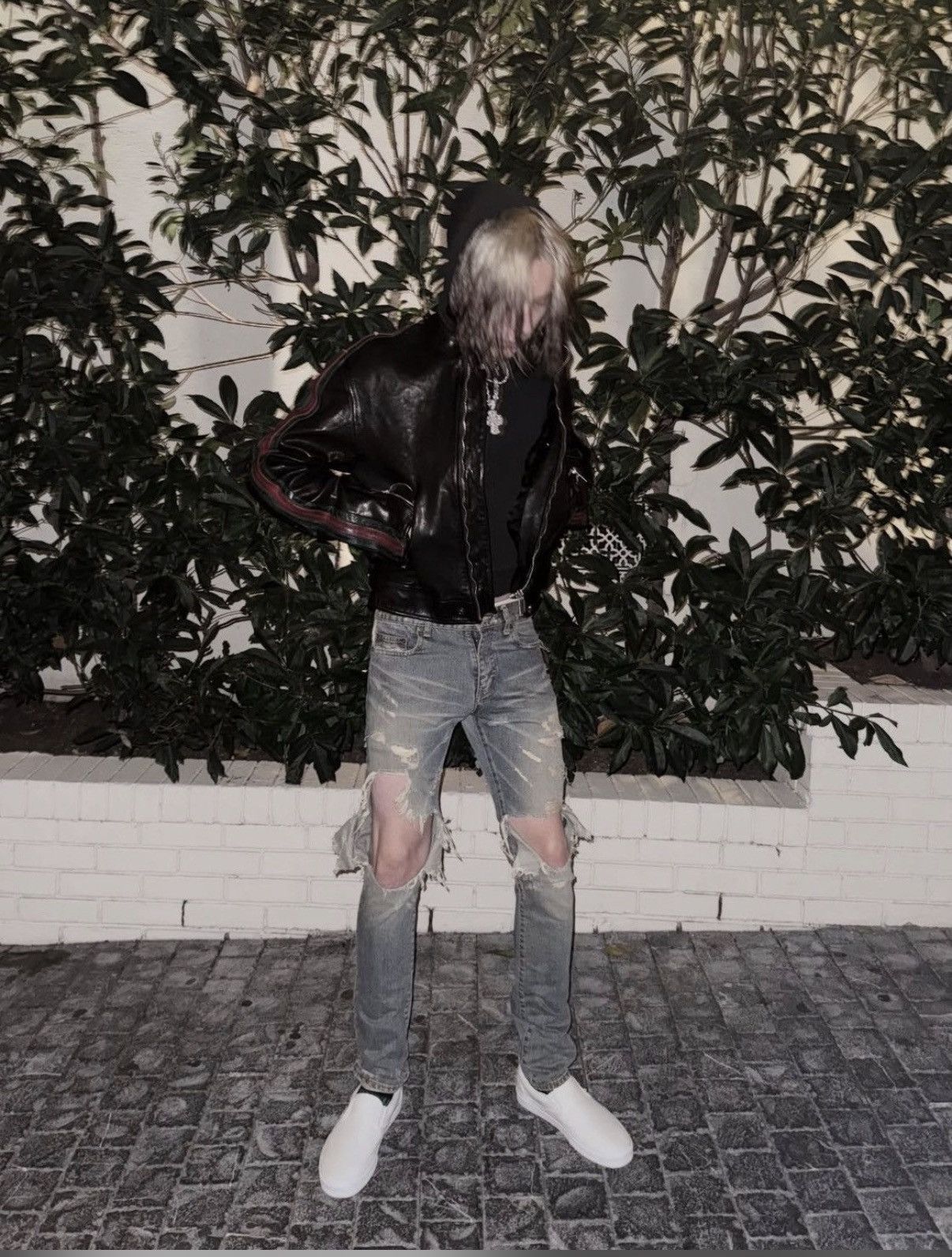 Saint Laurent Paris Hedi 2014 Crash Denim | Grailed