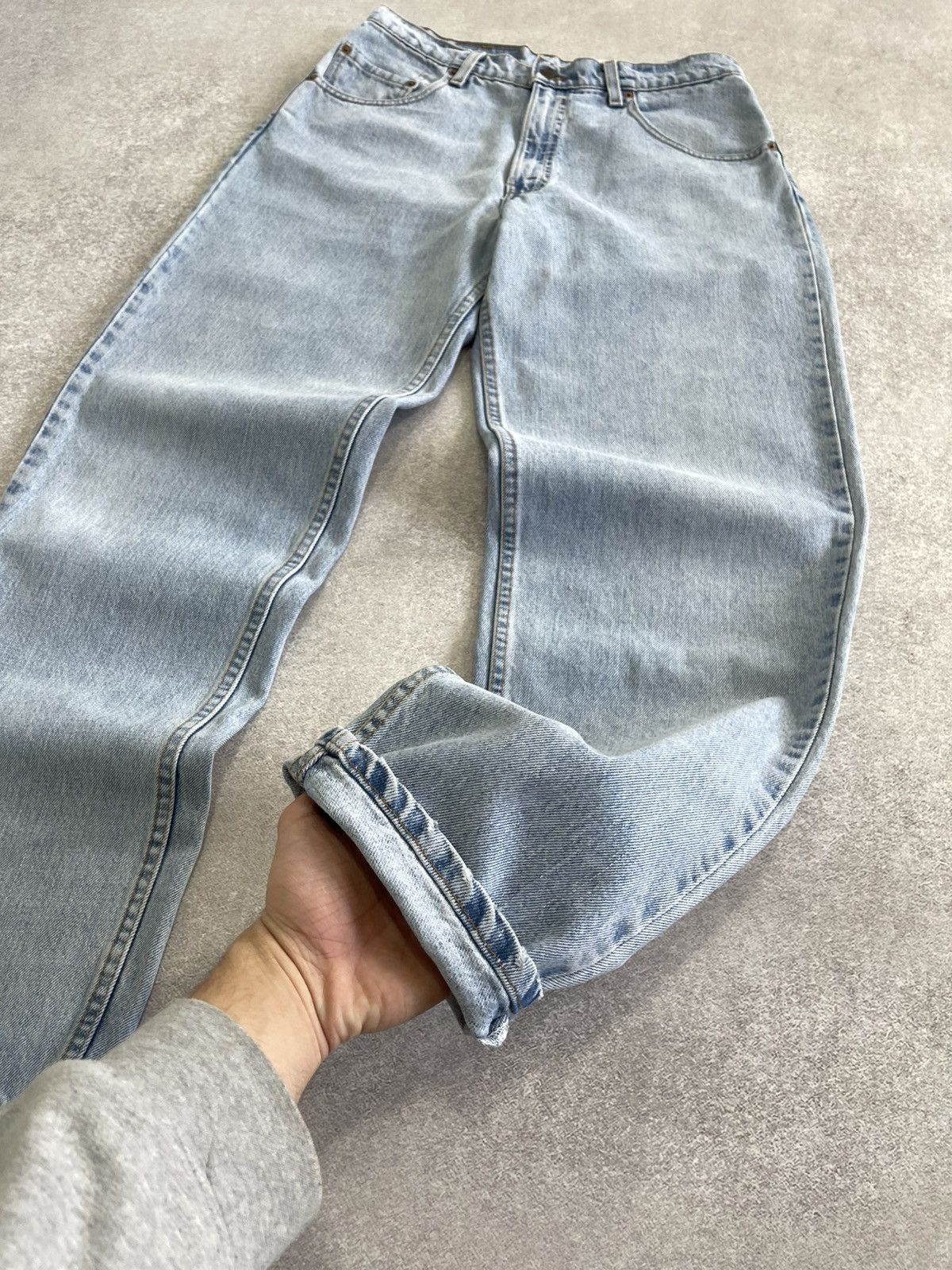 Levi's 90's Levi's 560 Loose Fit Tapered Leg Made In USA Jeans Size US 33 - 5 Thumbnail