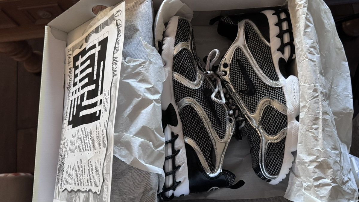 Nike × Stussy Nike x Stussy air ZM spiridon CG2 us 8.5 Size US 8.5 / EU 41-42 - 4 Thumbnail