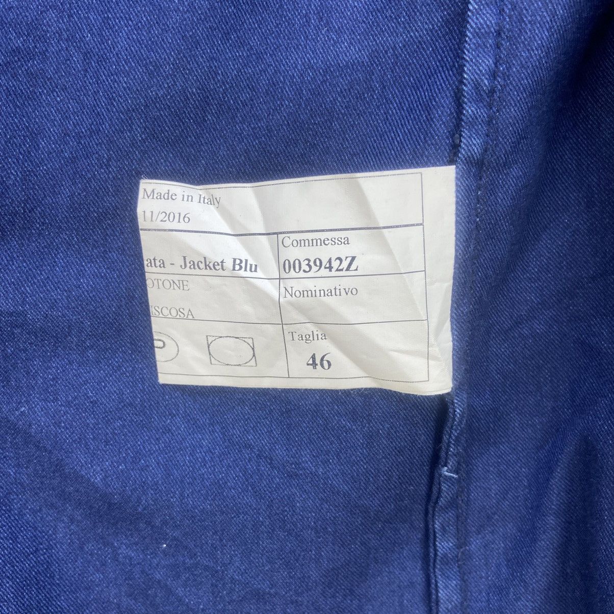 Blue Blue Japan Blue Blue Japan X Fraizzoli Milano Indigo Jacket Blazer Size US S / EU 44-46 / 1 - 21 Thumbnail