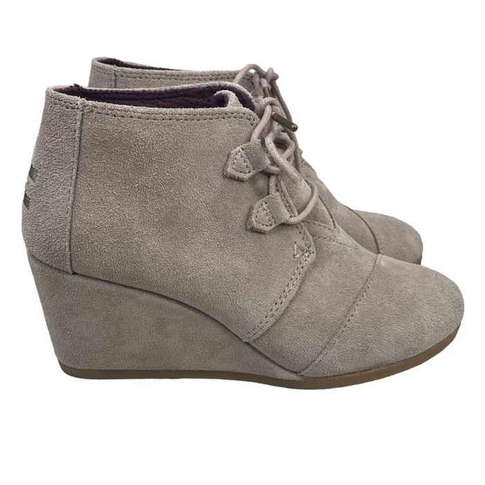 toms kala suede wedge bootie