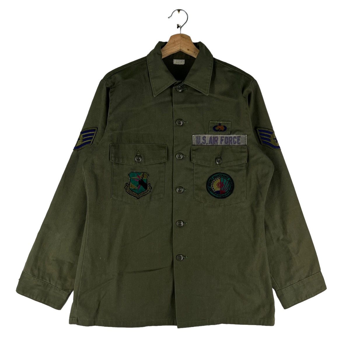 Buzz Rickson's 🔥VINTAGE 40’s U.S. AIR FORCE OG-07 SHIRT JACKET MILITARY Size US M / EU 48-50 / 2 - 1 Thumbnail