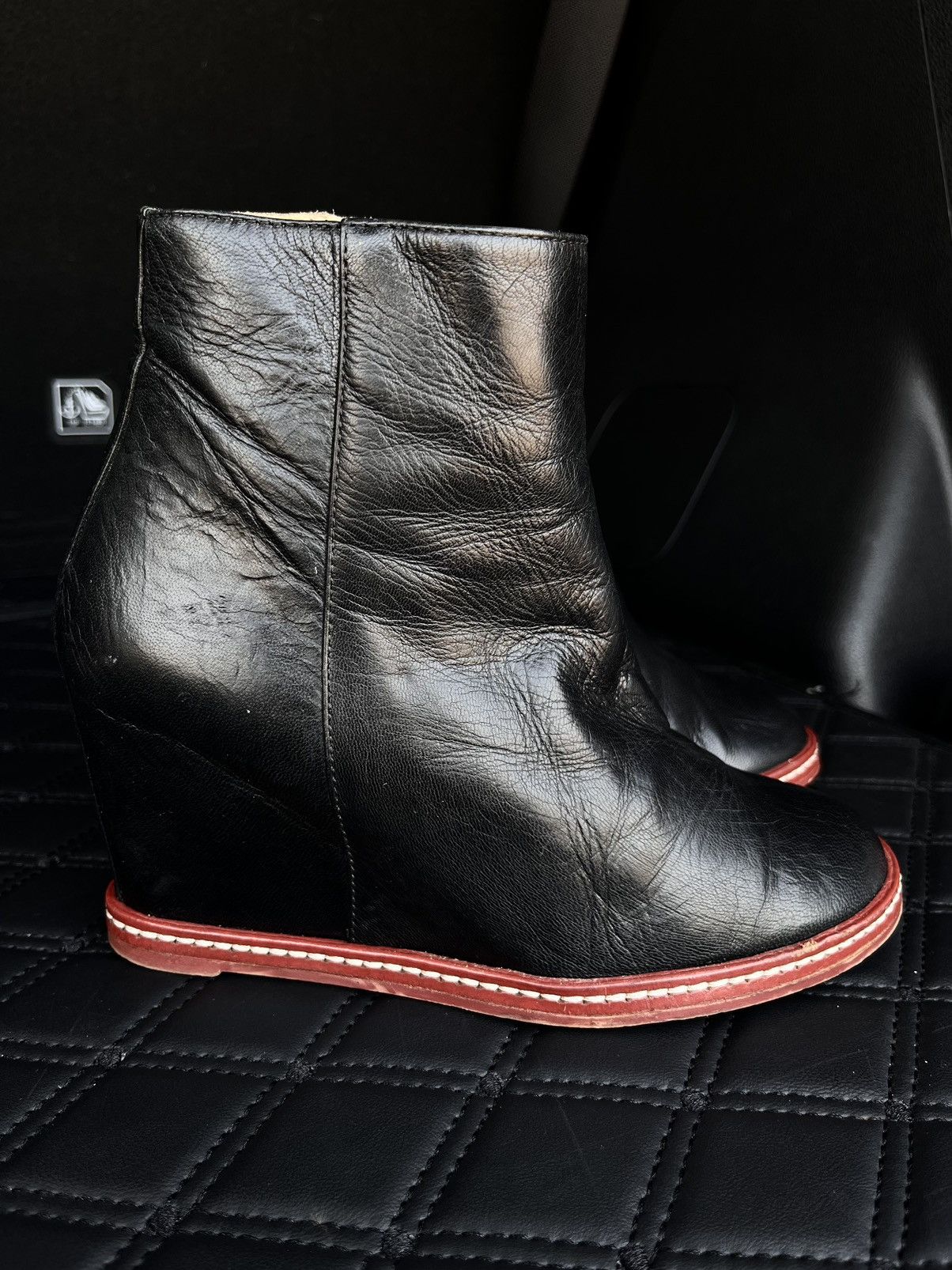 Maison Margiela Maison Margiela MM6 Wedge Boots Size US 5.5 / IT 35.5 - 5 Thumbnail