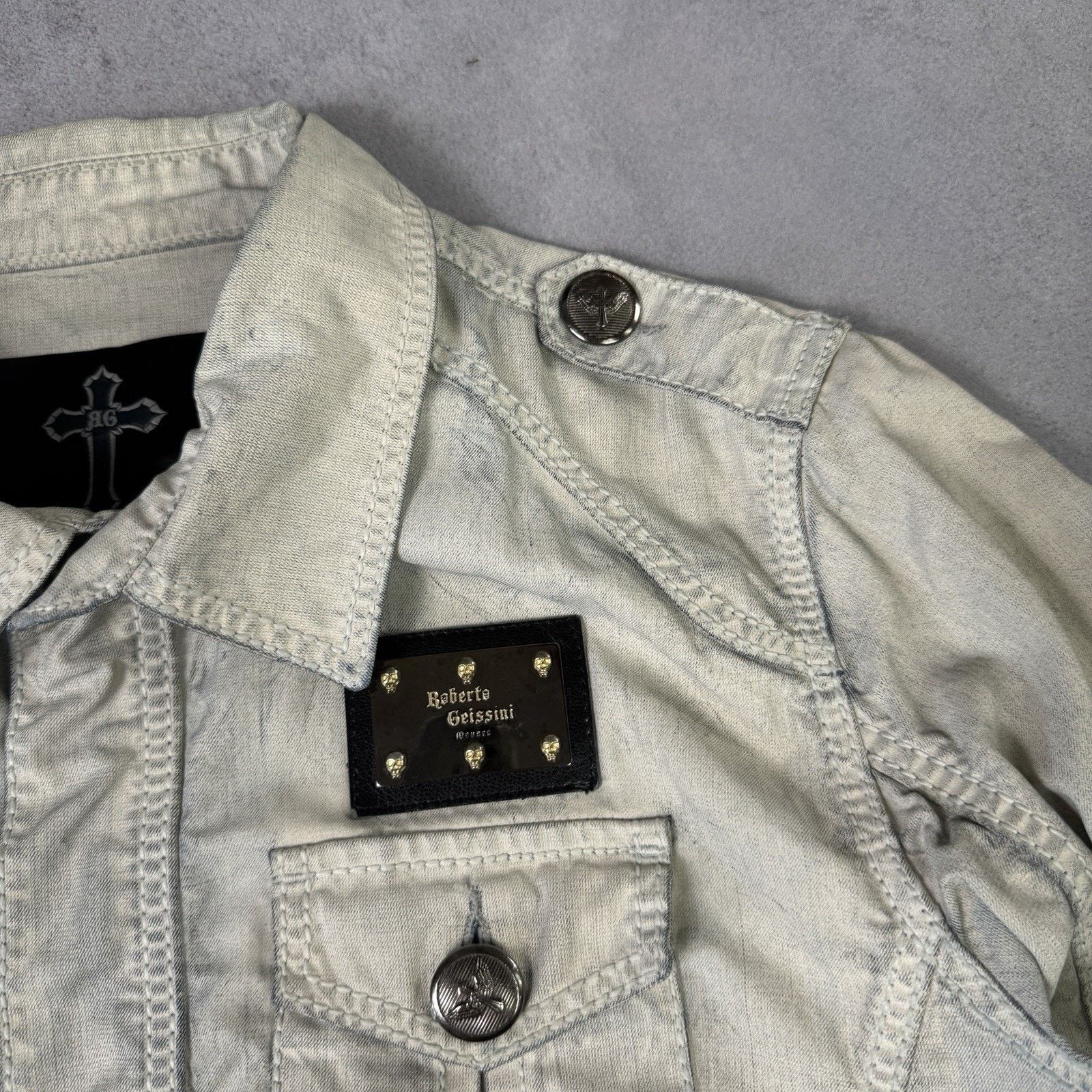 Vintage Roberto Geissini Men Jacket Size M Biker Size US M / EU 48-50 / 2 - 6 Thumbnail