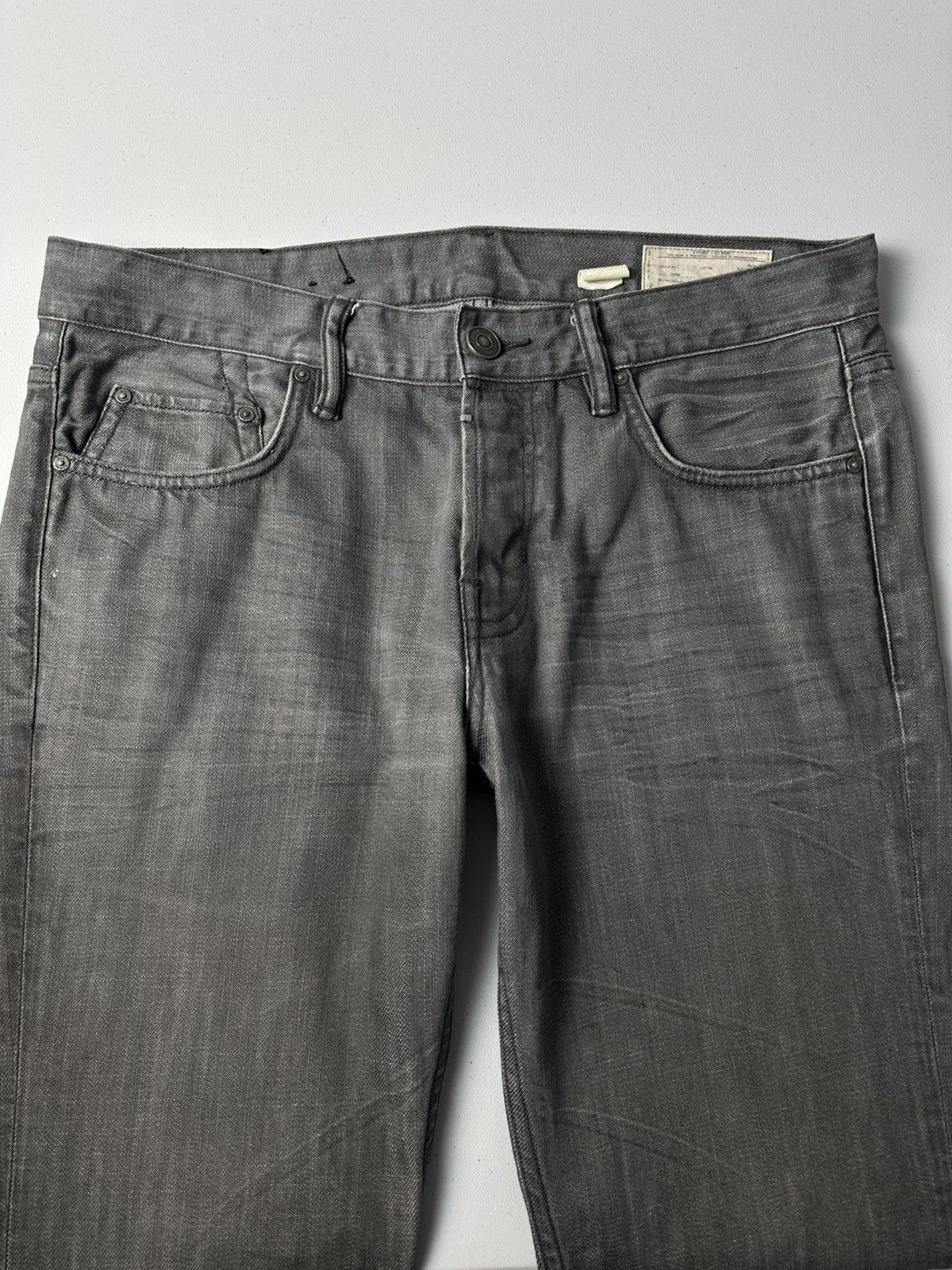 Allsaints AllSaints Nflag Iggy Avant Garde Distressed Denim Jeans Size US 32 / EU 48 - 8 Thumbnail