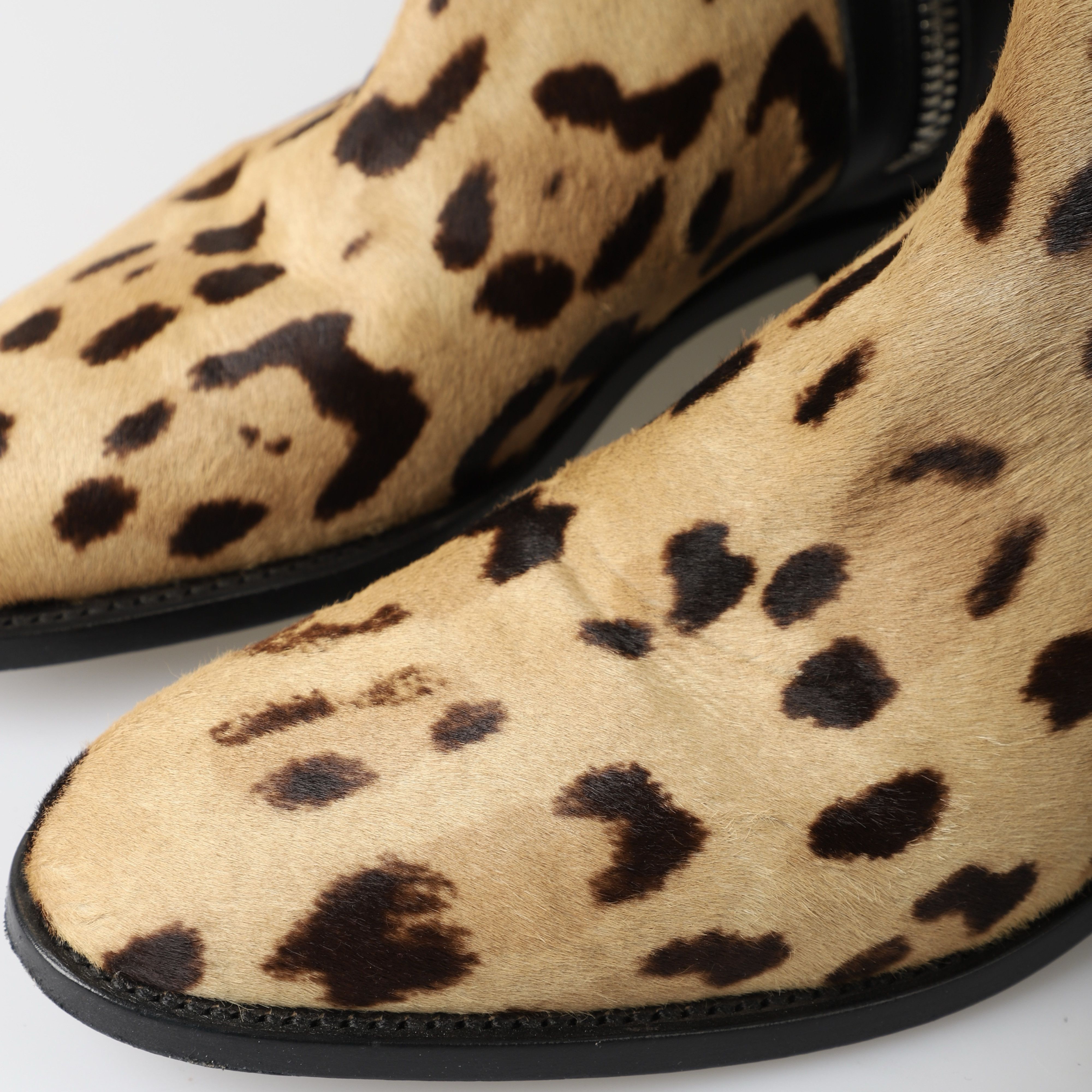 Balmain 42 / Balmain Leopard Pony Hair Chelsea Boots Size US 9 / EU 42 - 6 Thumbnail