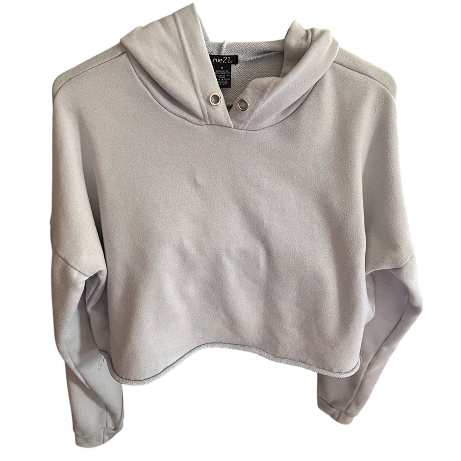 rue21 Rue 21 Baby blue crop hoodie size medium Size M / US 6-8 / IT 42-44 - 1 Thumbnail