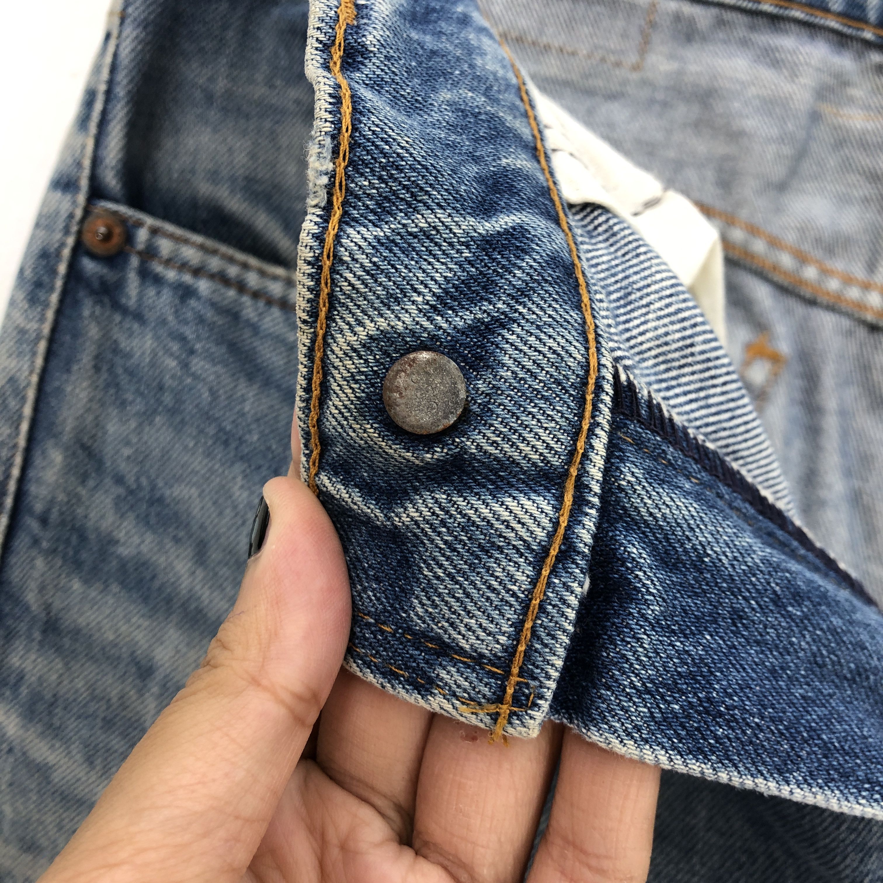 Levi's Vintage 80s Levis Distressed Jeans Levis 515 Stonewash Denim Size US 30 / EU 46 - 6 Thumbnail