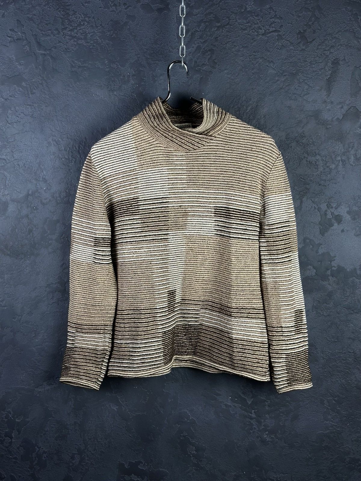 Missoni × Vintage Missoni Sport Vintage Wool Abstract Knitted Sweater Size L / US 10 / IT 46 - 1 Thumbnail