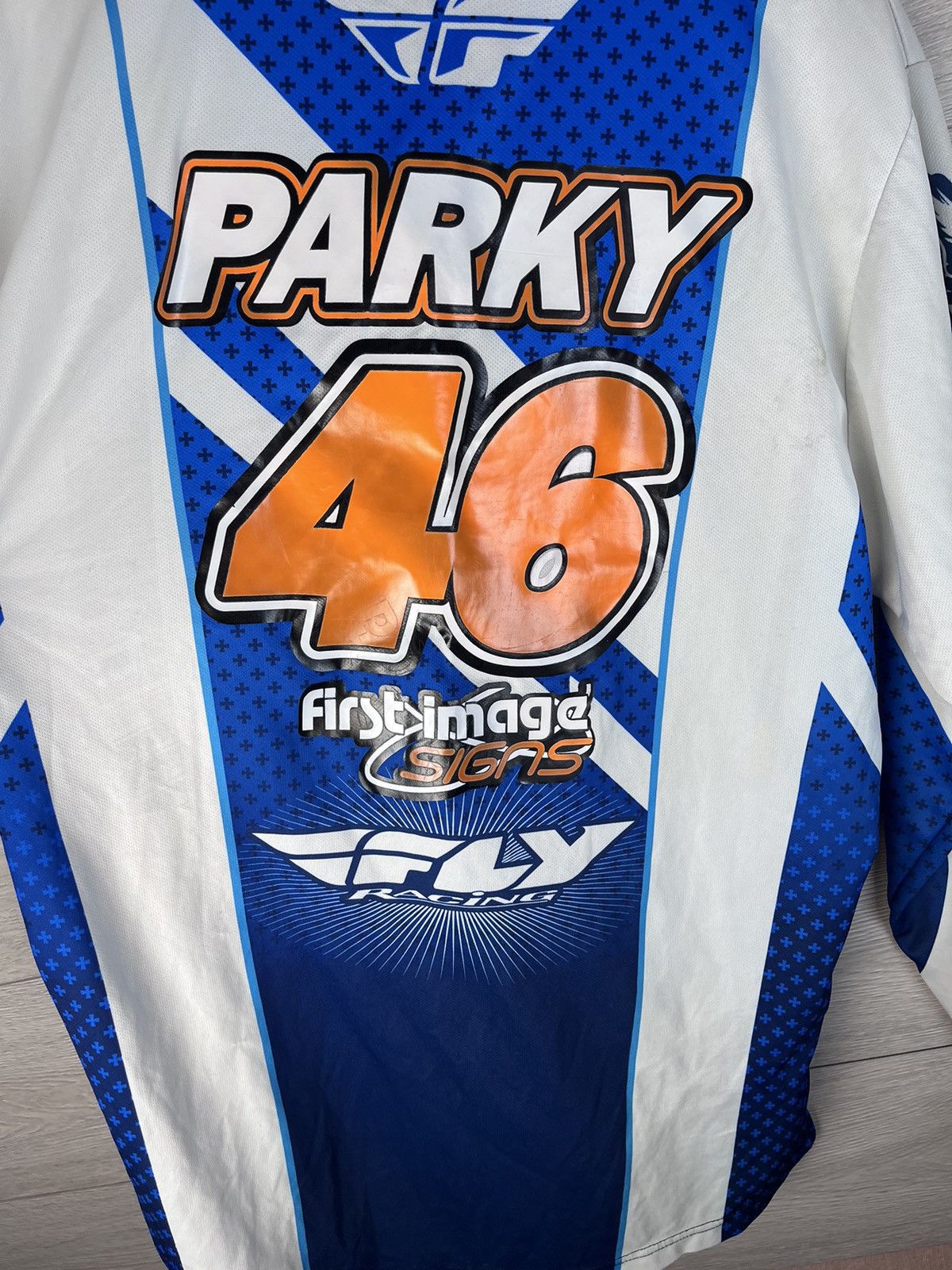 Other Racer motorcycle racing Moto T-shirt jersey size L Parky #46 Size US L / EU 52-54 / 3 - 18 Thumbnail