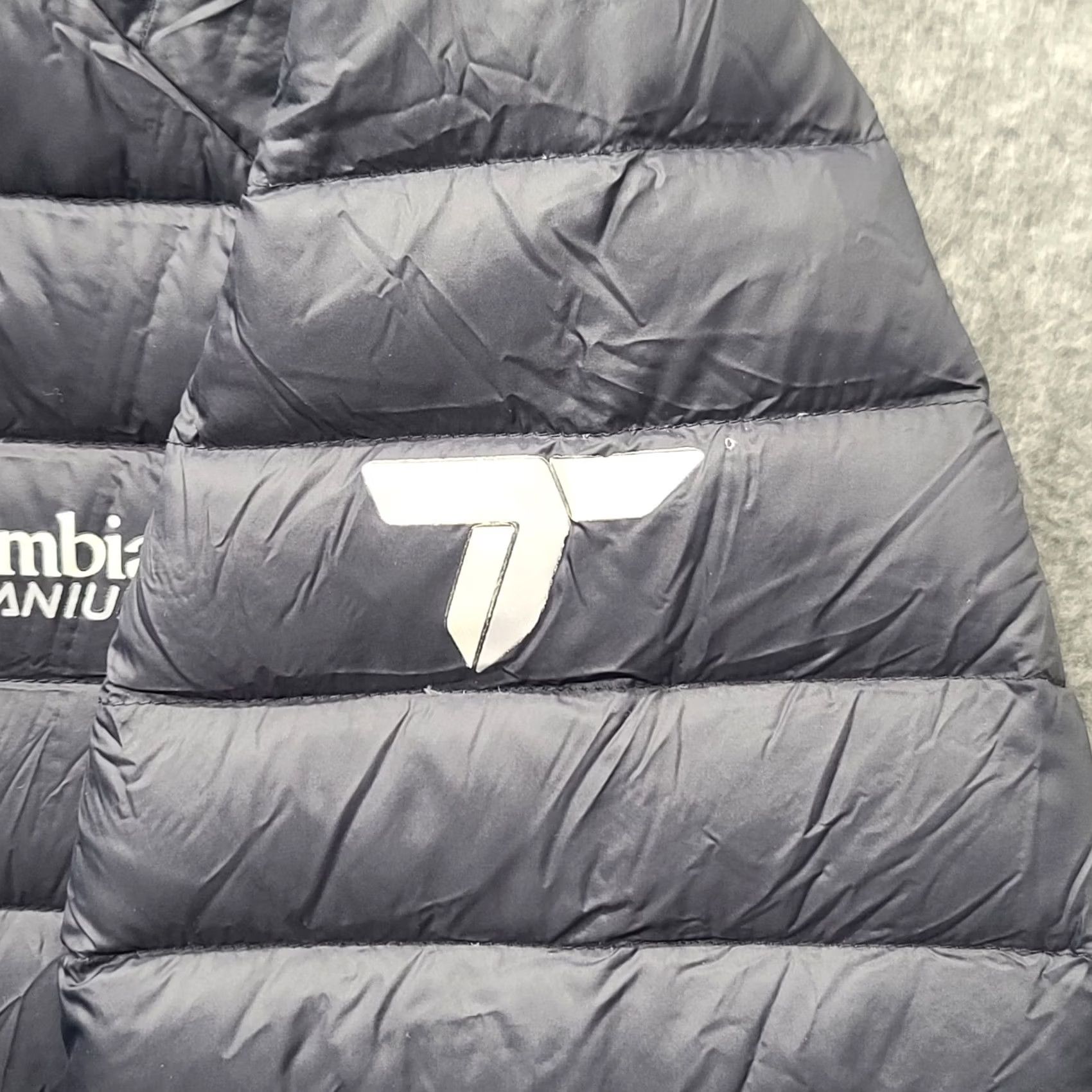 Vintage Columbia Titanium Omni-Heat 3D Down Jacket Mens L Black Puffer Packable Wrist Zipped Pockets 800 Fill Water Resistant Casual Winter Size US L / EU 52-54 / 3 - 5 Thumbnail