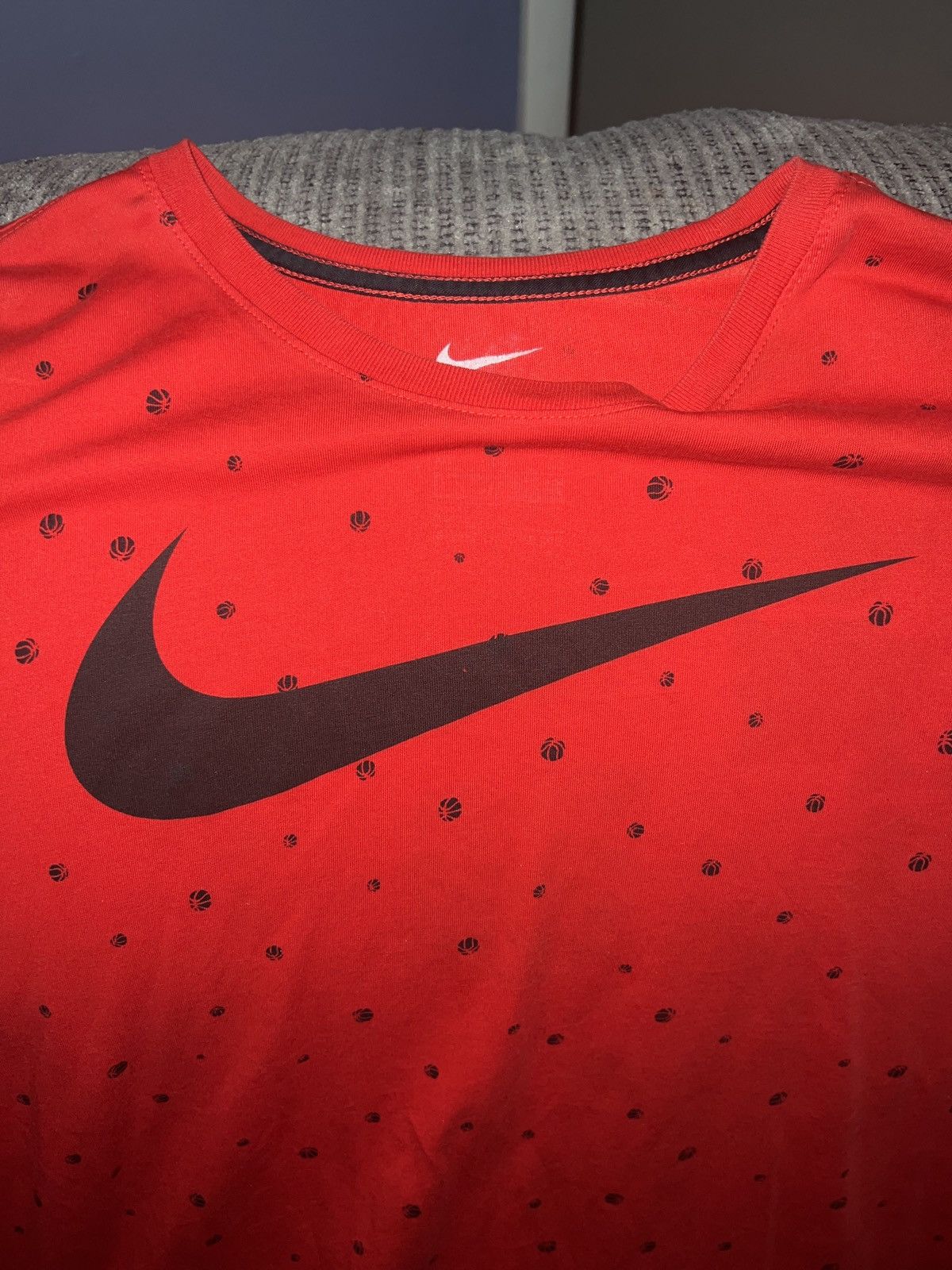 Nike Nike Dri-Fit Athletic Cut Basketball All-Over Tee Size US XXL / EU 58 / 5 - 2 Thumbnail