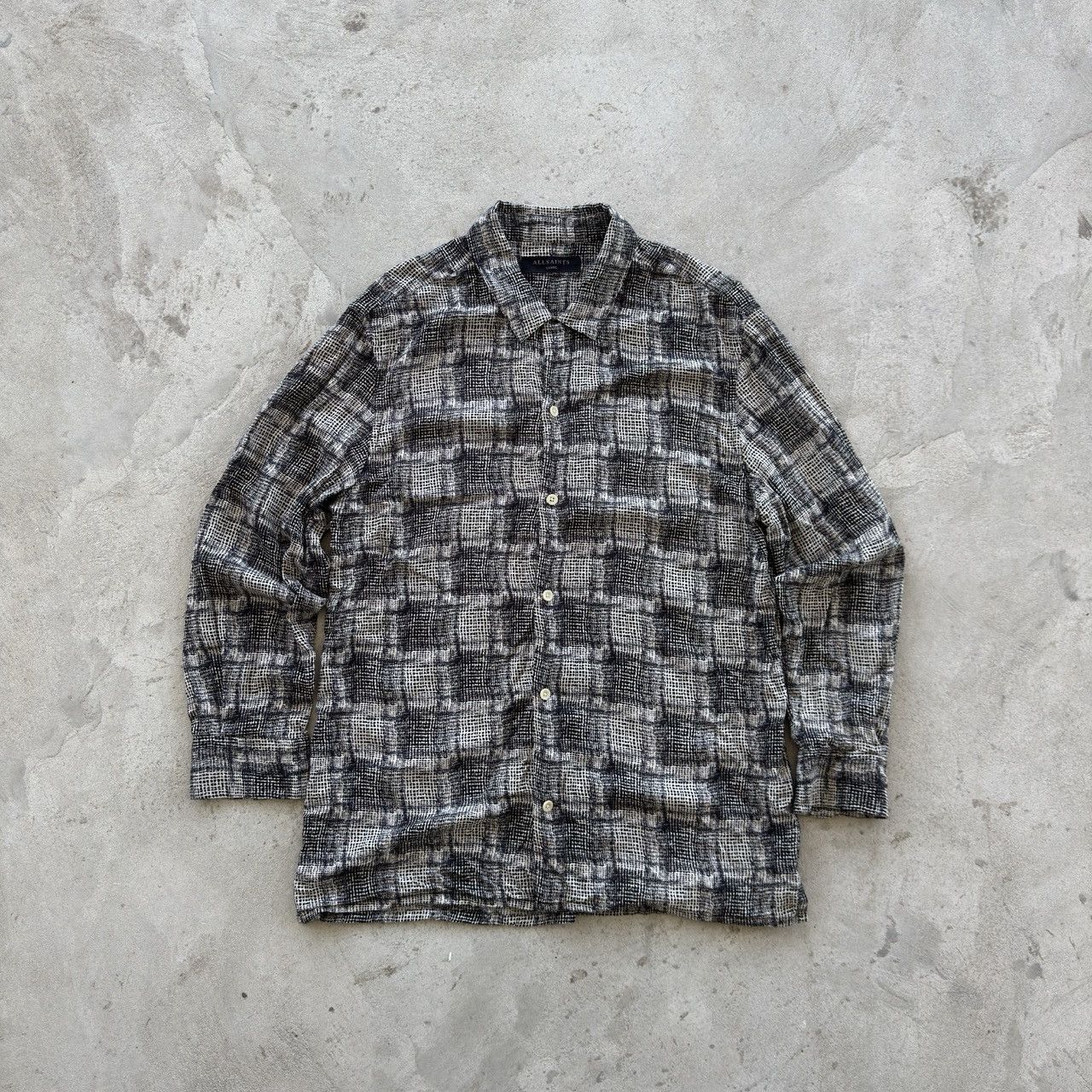 Allsaints AllSaints Abstract Print Long Sleeve Shirt Size Large Size US L / EU 52-54 / 3 - 1 Thumbnail