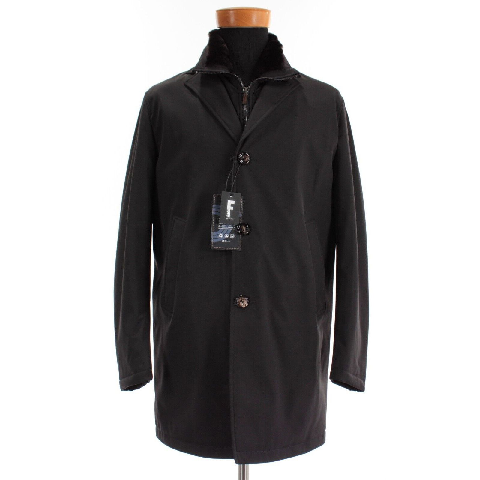 Other FRADI Coat Size L US In Black Polyamide Size US L / EU 52-54 / 3 - 1 Thumbnail