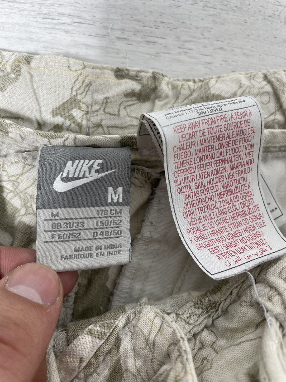 Nike × Vintage Nike Cargo Short monogram Y2K 90s Size US 34 / EU 50 - 5 Thumbnail