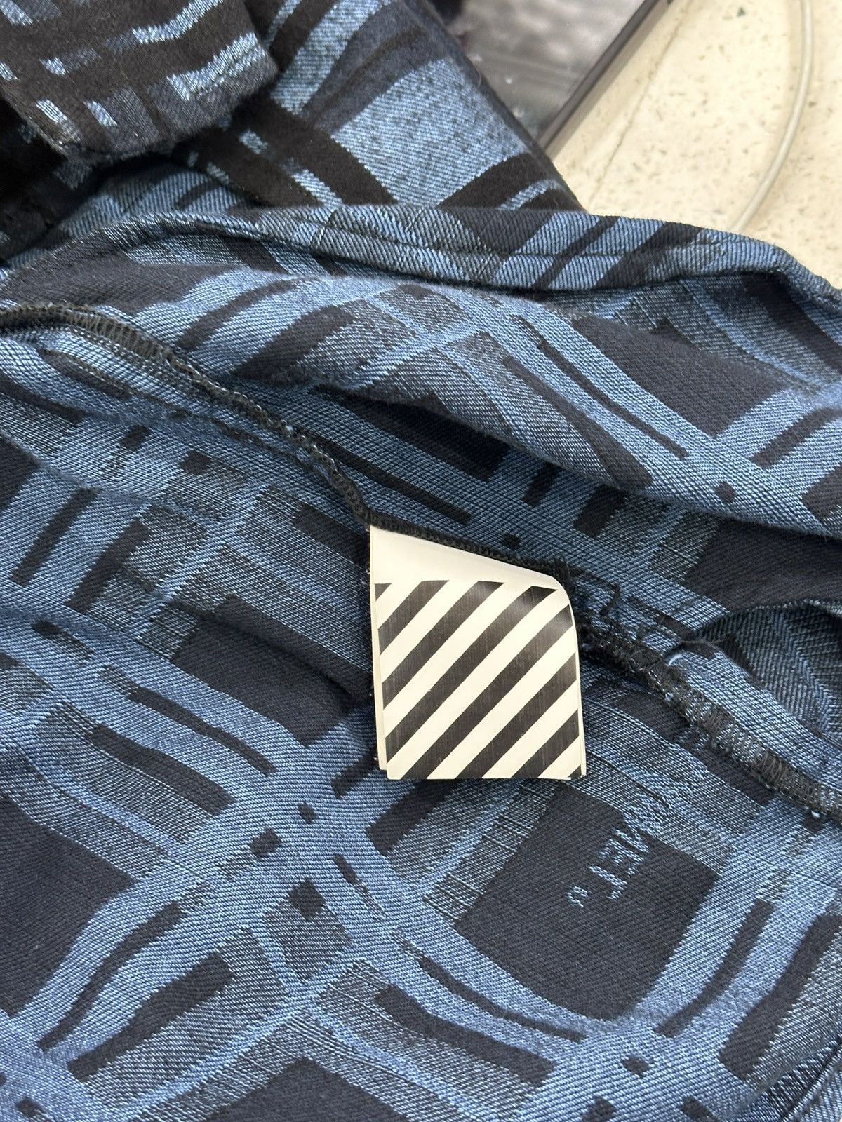 Off-White Off White Blue Flannel Size US M / EU 48-50 / 2 - 7 Thumbnail