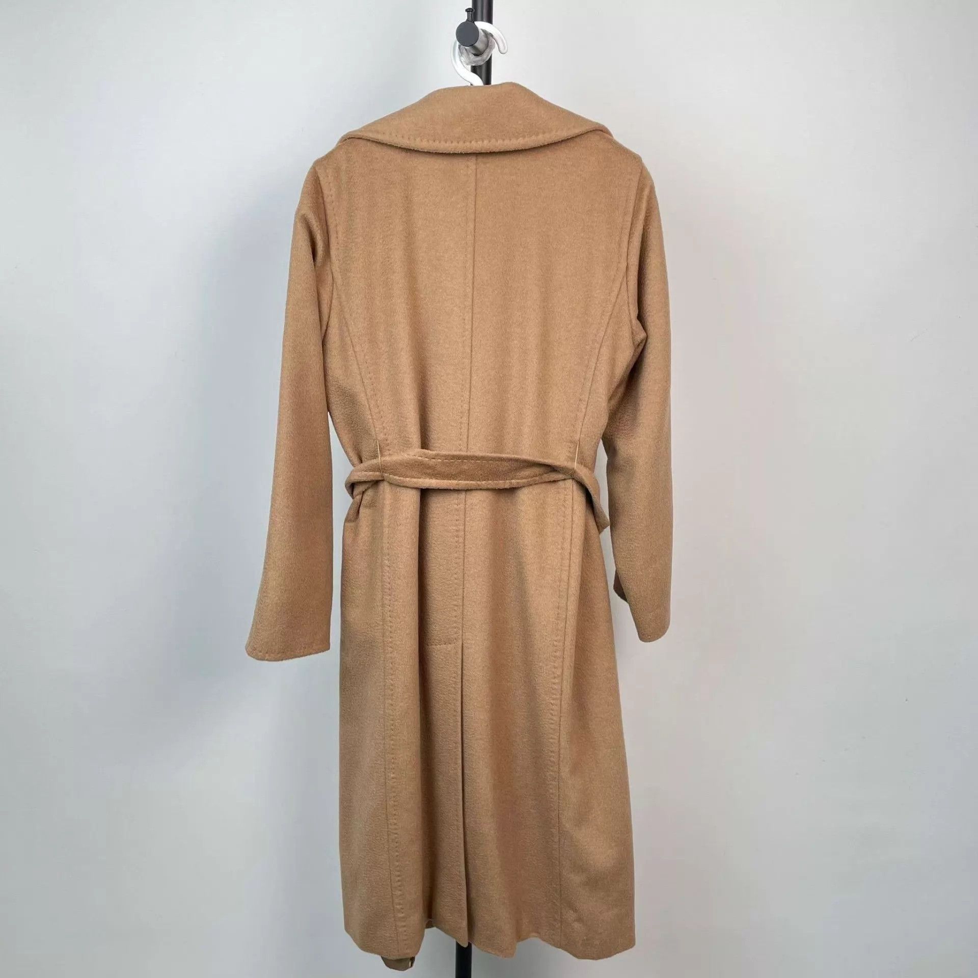 Max Mara Maxmara wool coat brown 165 Grade A belt Size M / US 6-8 / IT 42-44 - 2 Thumbnail