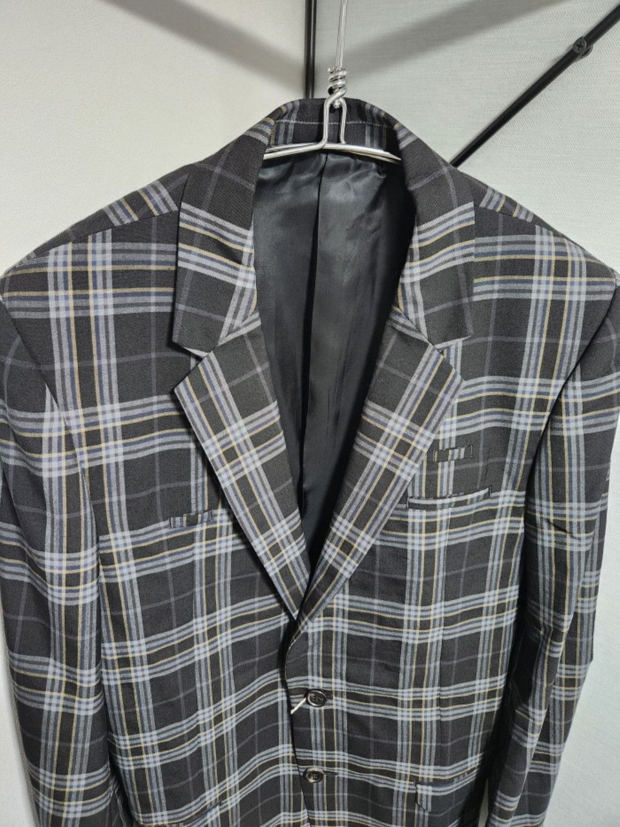 Undercover Undercover 블랙 체크 블레이져 Size US L / EU 52-54 / 3 - 3 Thumbnail