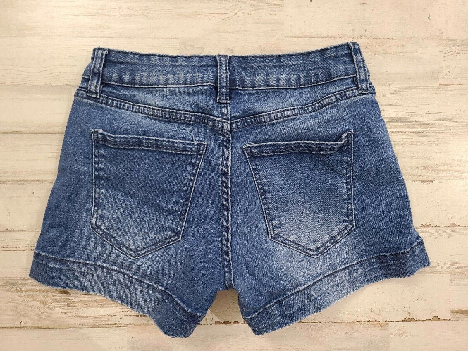 Cotton On Cotton On Jean Shorts 4 mid classic 91 Blue Denim Stretch Size 27" / US 4 / IT 40 - 4 Thumbnail
