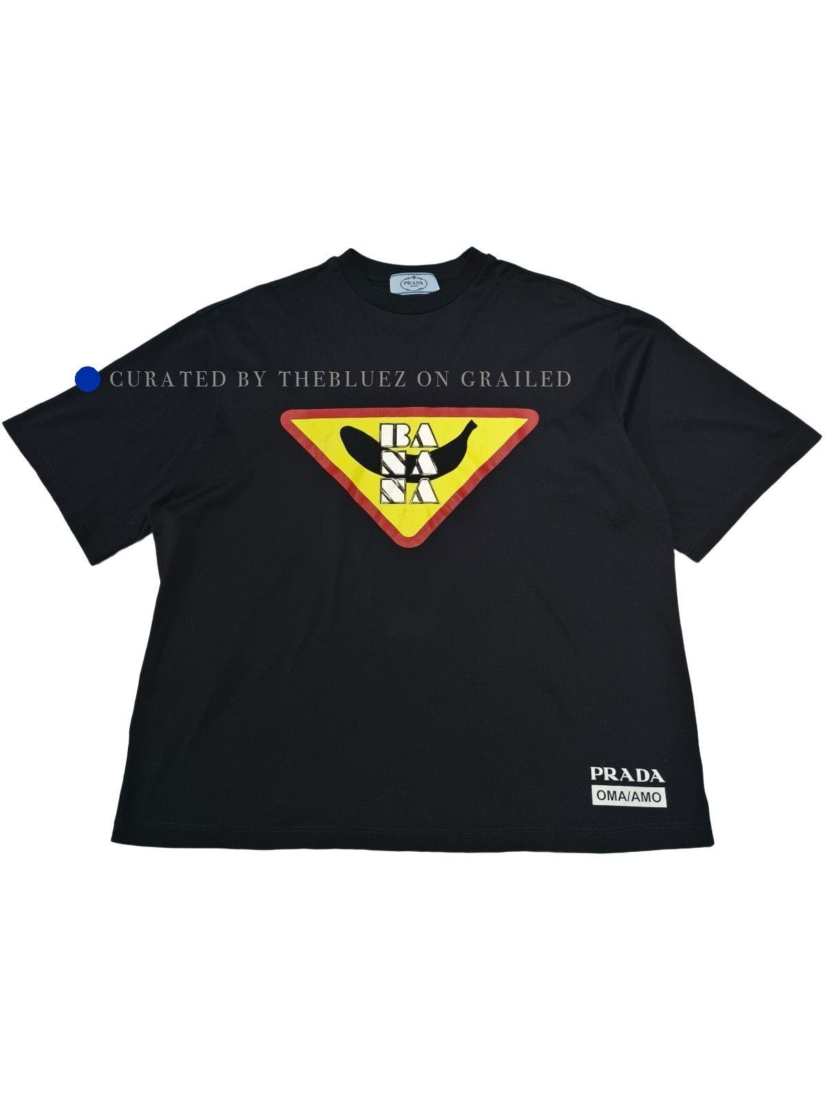 Prada Black Short Sleeve Banana Graphic T-Shirt Size US XS / EU 42 / 0 - 1 Preview