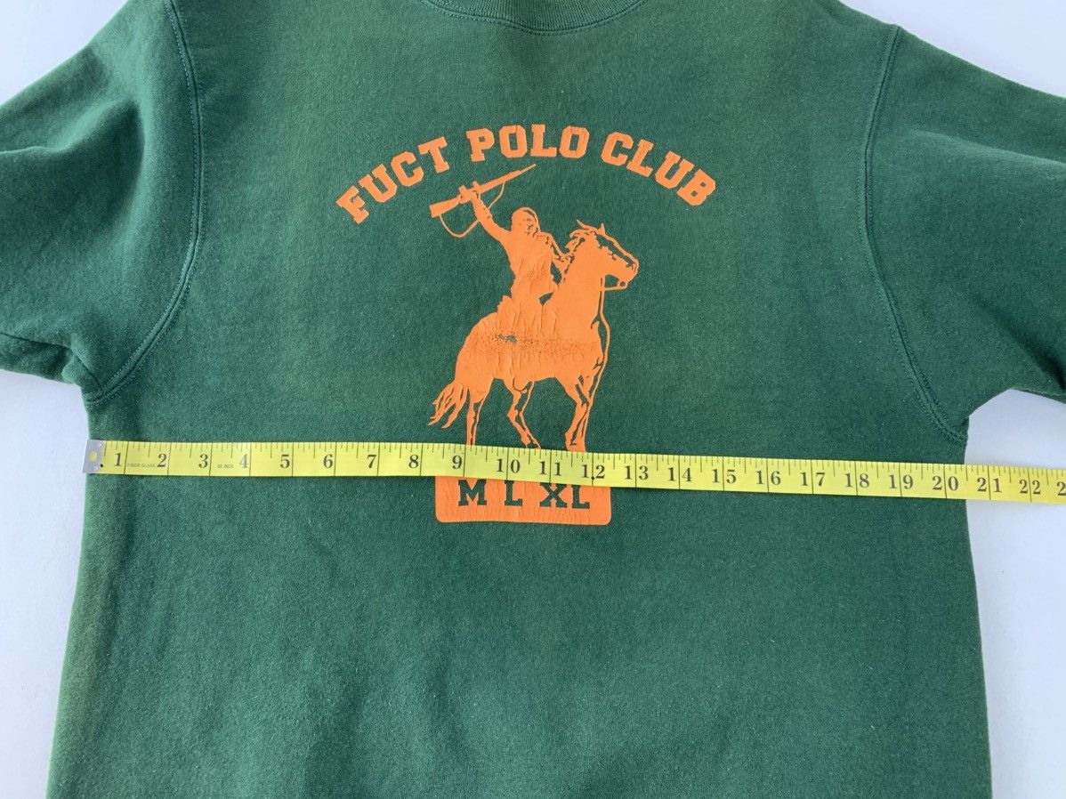 FUCT 90s Fuct Polo Club Crewneck Sweatshirt Big Logo Printed Size US M / EU 48-50 / 2 - 7 Thumbnail