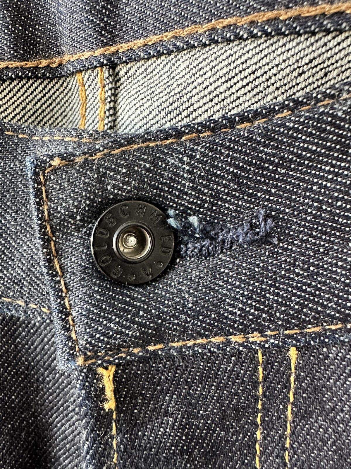 AG Adriano Goldschmied AG Dylan Slim Skinny Jeans 30x34 Dark Wash Indigo Selvedge Size US 30 / EU 46 - 10 Thumbnail