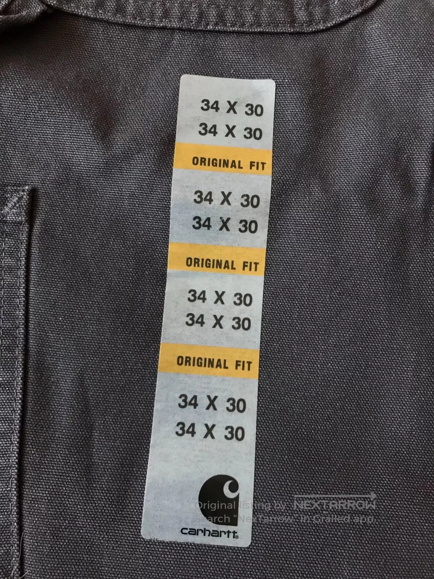 Carhartt Carhartt B11 PTB Work Pants. Size US 34 / EU 50 - 7 Thumbnail