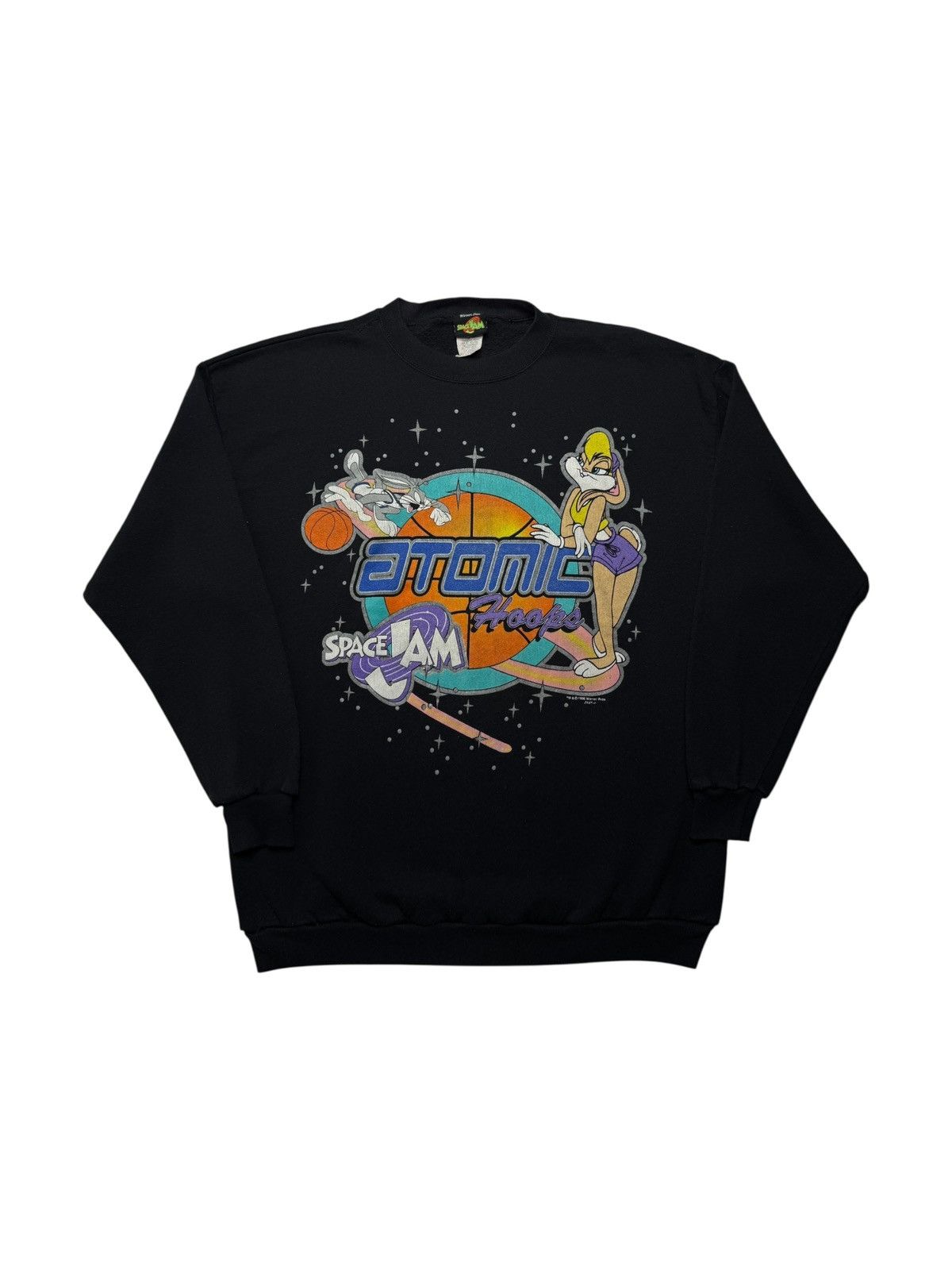 Vintage Vintage 1996 Looney Tunes Space Jam Sweater Size US XL / EU 56 / 4 - 1 Thumbnail