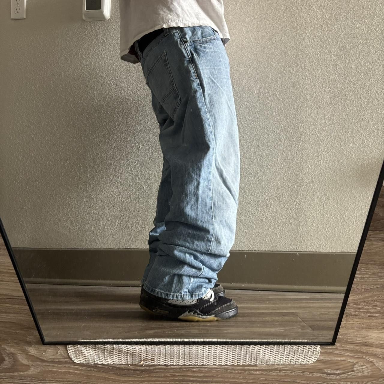 Vintage Crazy Vintage Y2K/2000s Grunge Light Wash Skater Denim Jeans! 38x30 Size US 38 / EU 54 - 2 Thumbnail