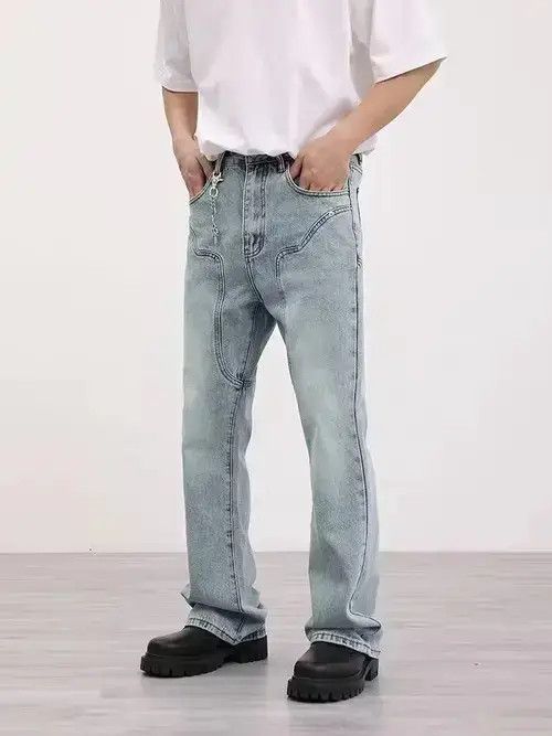 Designer × Jean distressed carpenter utility carpenter jeans Size US 32 / EU 48 - 4 Thumbnail