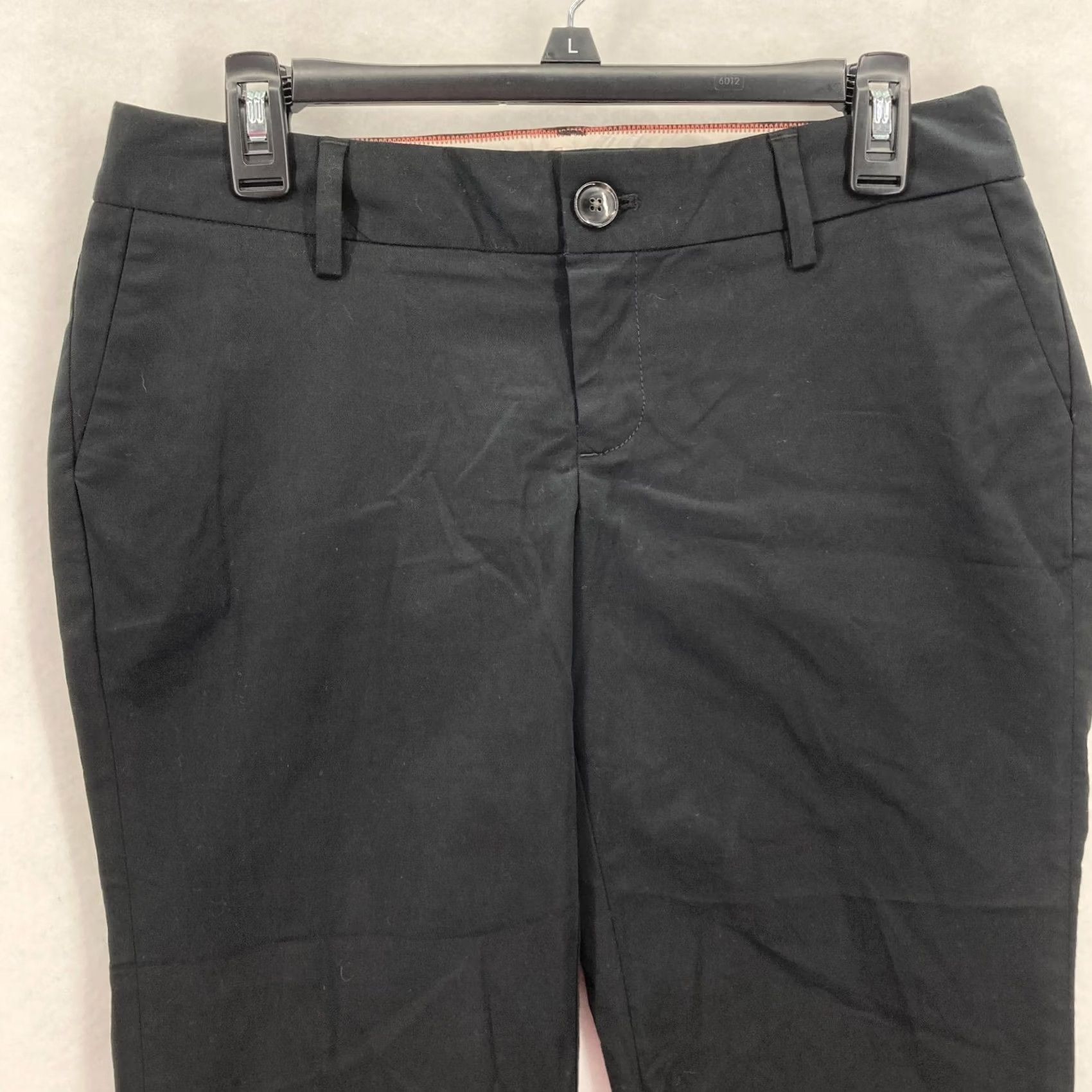 Eddie Bauer Eddie Bauer Chino Pants Women's 4 Petite Black Stretch Relaxed Tapered Chino Pants Womens 4P Black Stretch Fabric Relaxed Tapered Size 27" / US 4 / IT 40 - 2 Thumbnail