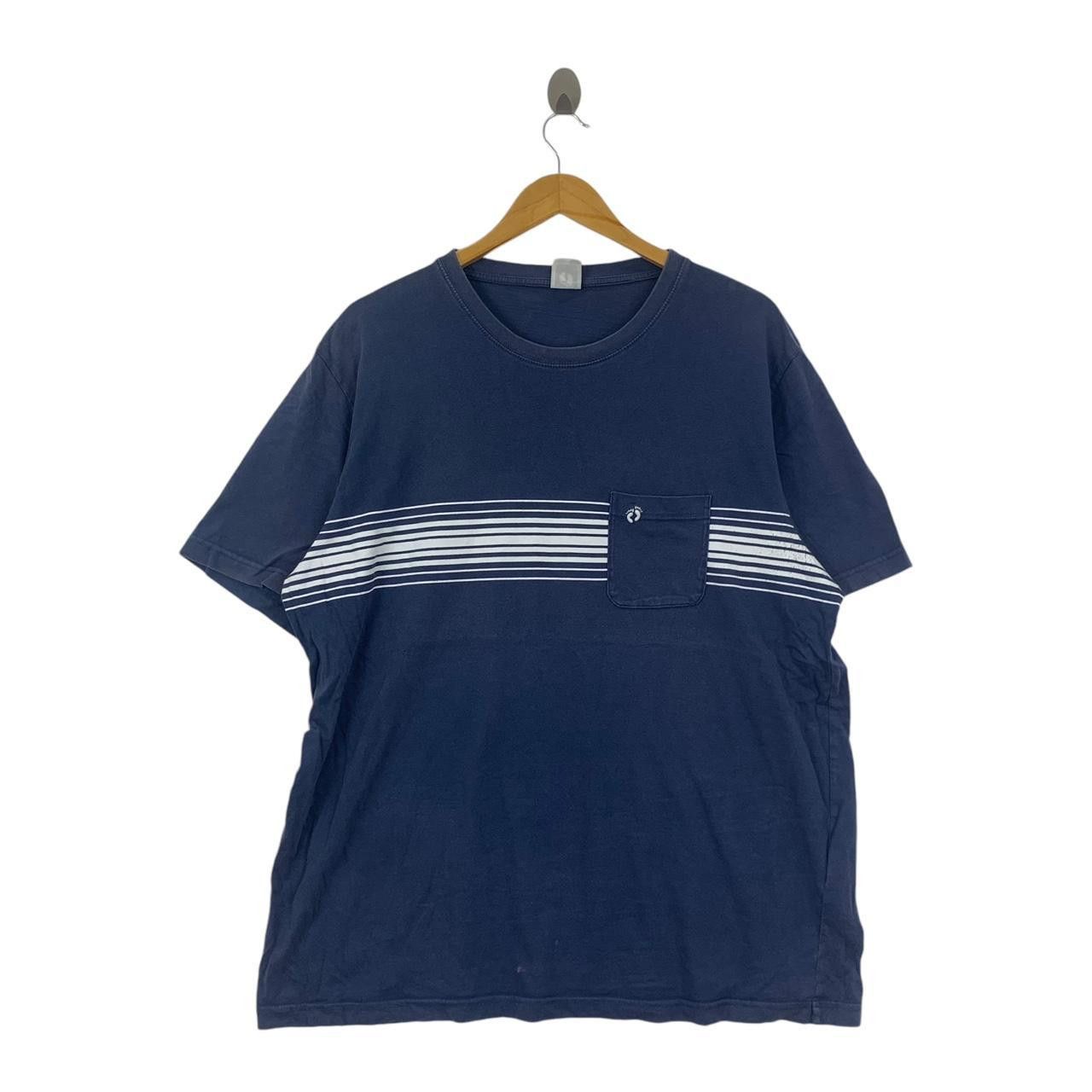 Vintage Vintage HANG TEN HAWAII Striped Pocket Tee Shirt Top Size US XXL / EU 58 / 5 - 1 Thumbnail