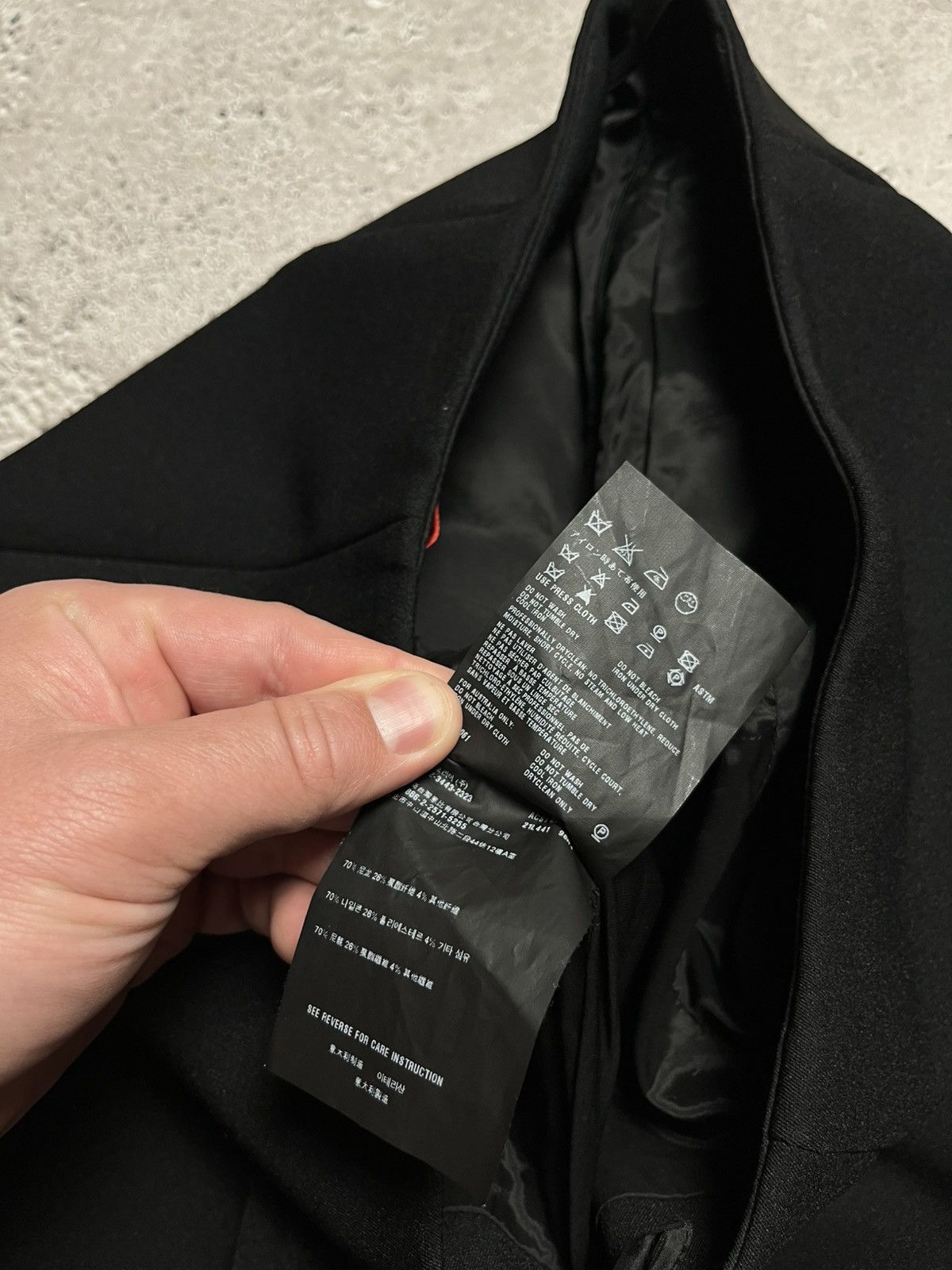 Prada × Vintage Prada Black Wool Blend Pencil Skirt Made in Italy Size 44 Size 30" / US 8 / IT 44 - 10 Thumbnail