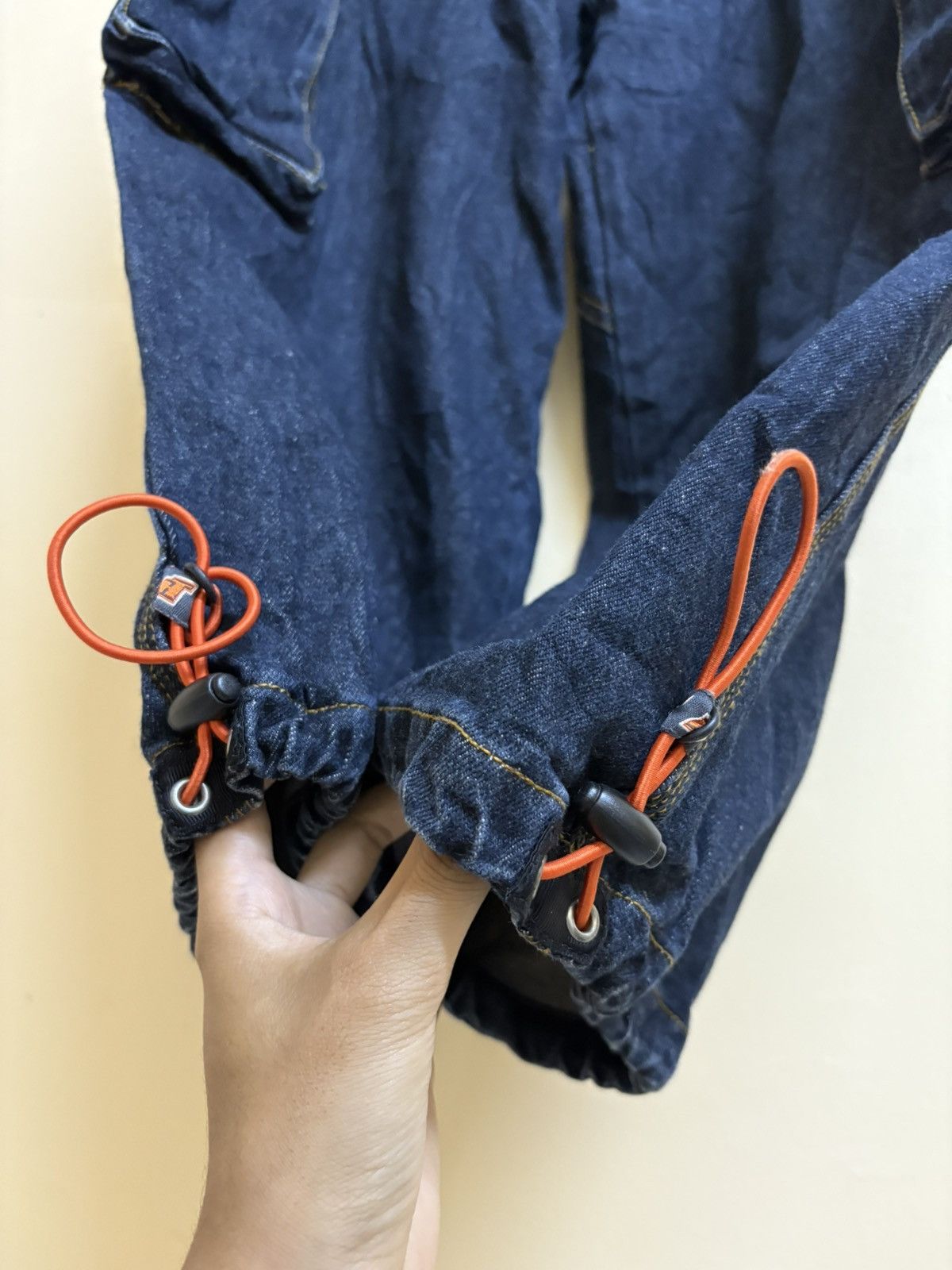 JNCO Vintage Y2k Hush Traders Baggy Cargo Jeans Skateboard Size US 31 - 8 Thumbnail