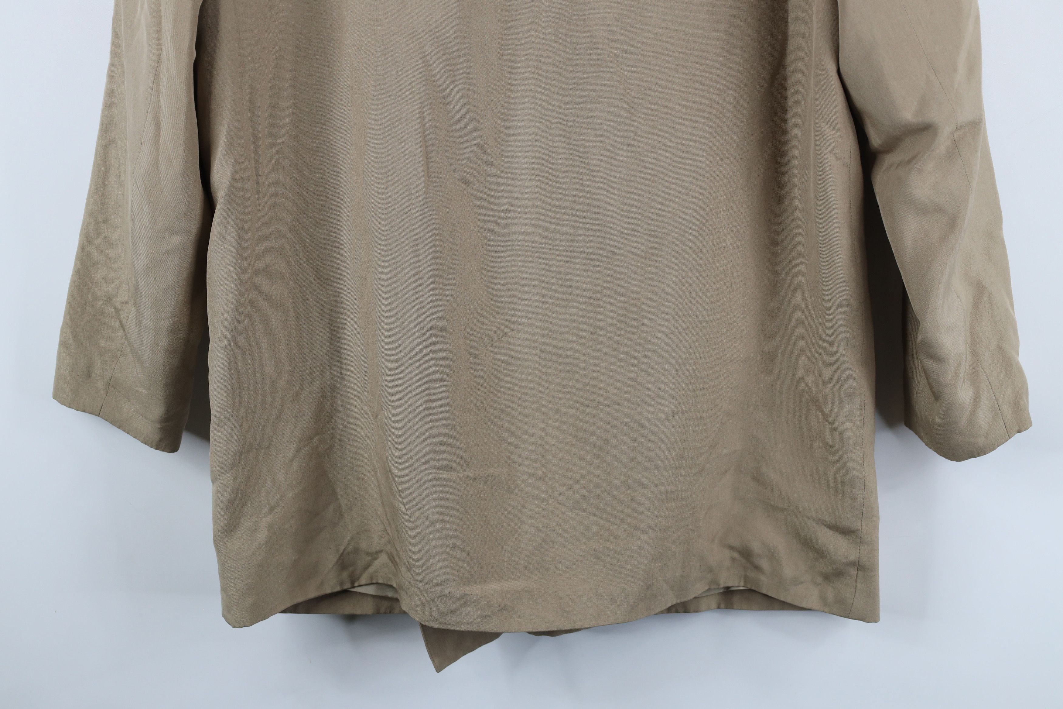 Vintage Vintage 90s Streetwear Silk Double Breasted Blazer Jacket Size S / US 4 / IT 40 - 13 Thumbnail