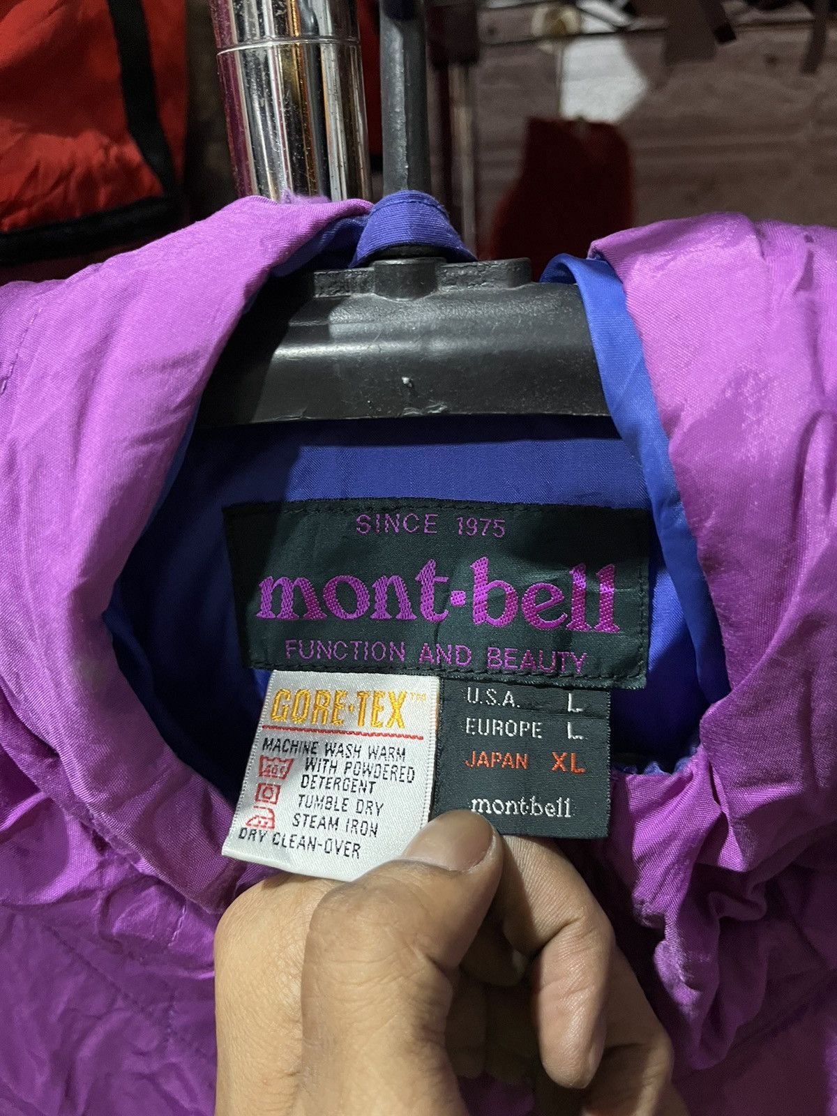 Goretex × Montbell × Vintage Montbell Gore-Tex Jacket Logo 90s Size US L / EU 52-54 / 3 - 5 Thumbnail