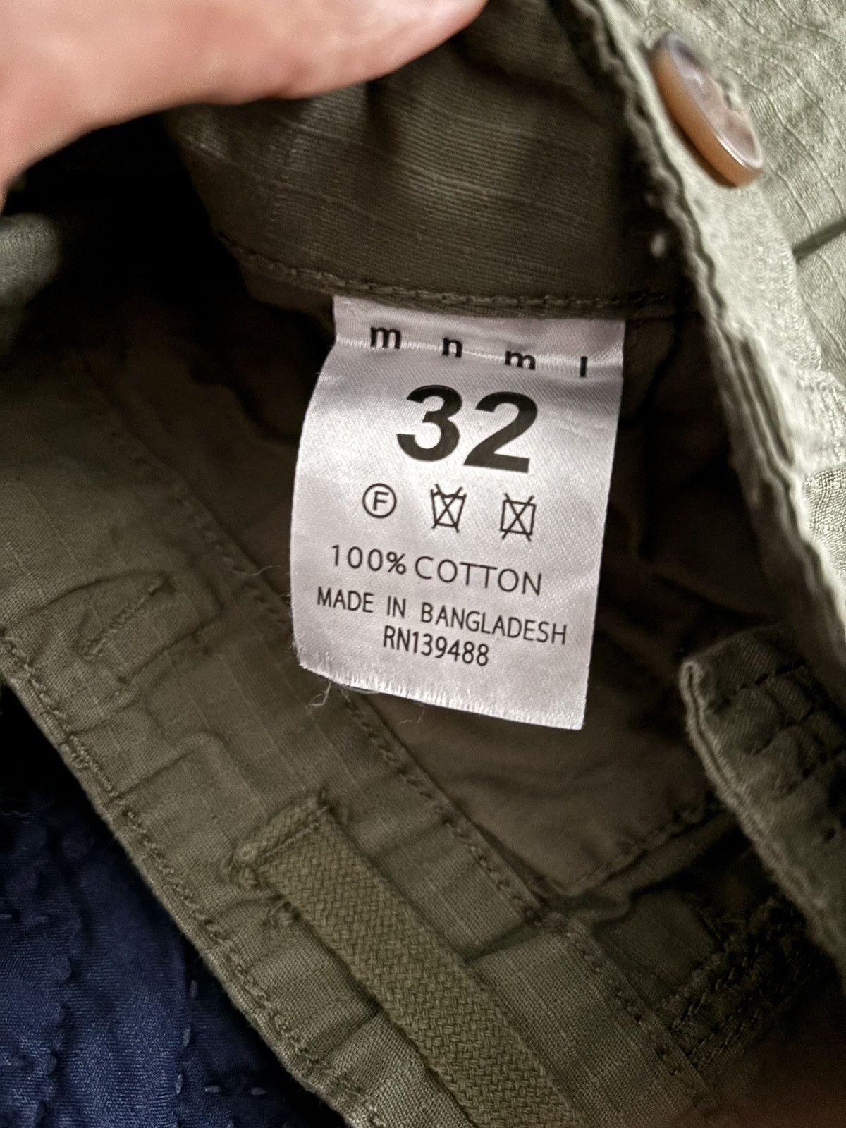MNML × Vintage MNML Olive Vintage Cargo Pants Size US 32 / EU 48 - 2 Thumbnail