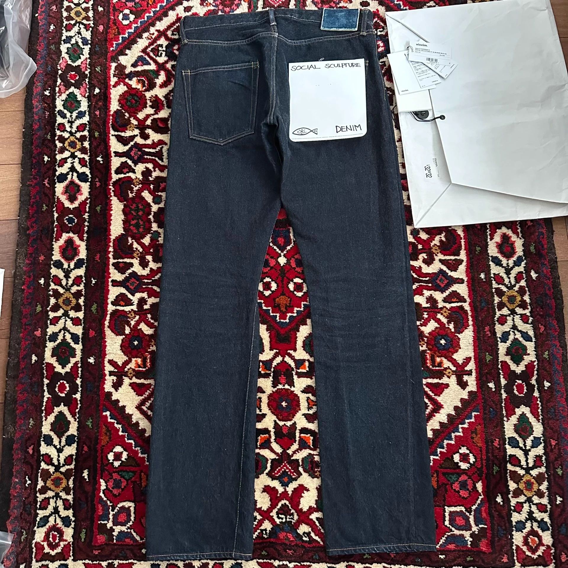 Visvim visvim 23aw 01.2mud mud dyed denim W32L32 Size US 32 / EU 48 - 2 Thumbnail
